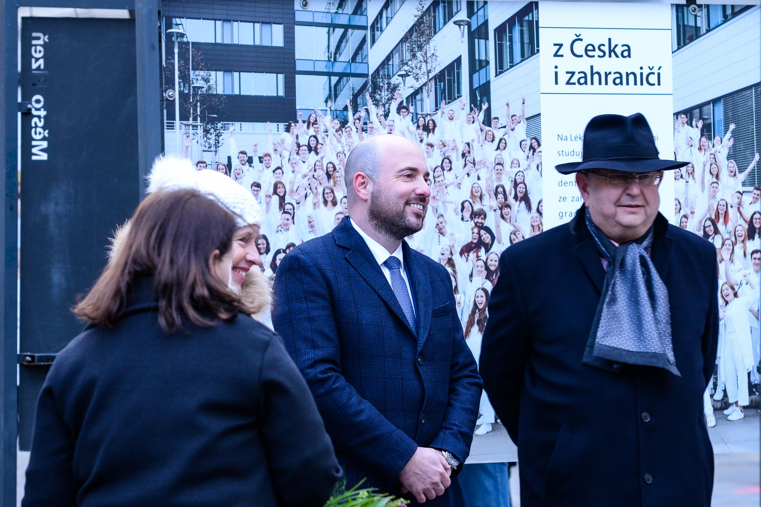 Výstava Lékařská fakulta v Plzni Univerzity Karlovy – cesta k moderní medicíně (foto: M. Pecuch, 1.2.2023)