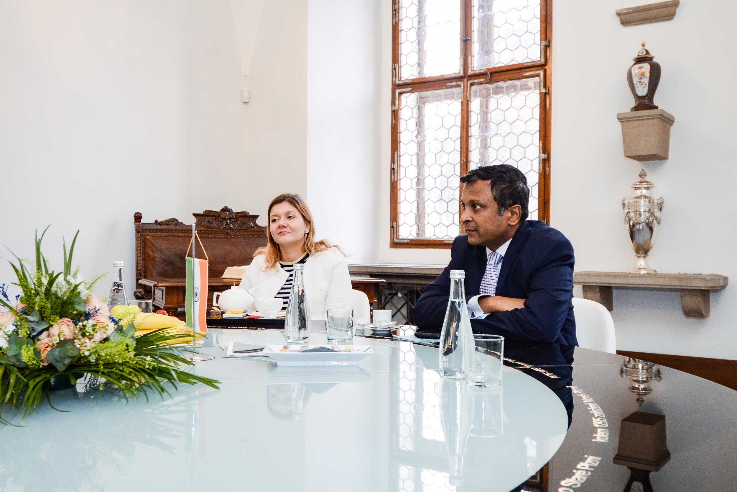 Velvyslanec Indie navštívil plzeňskou radnici (foto: M. Pecuch, 2.2.2023)