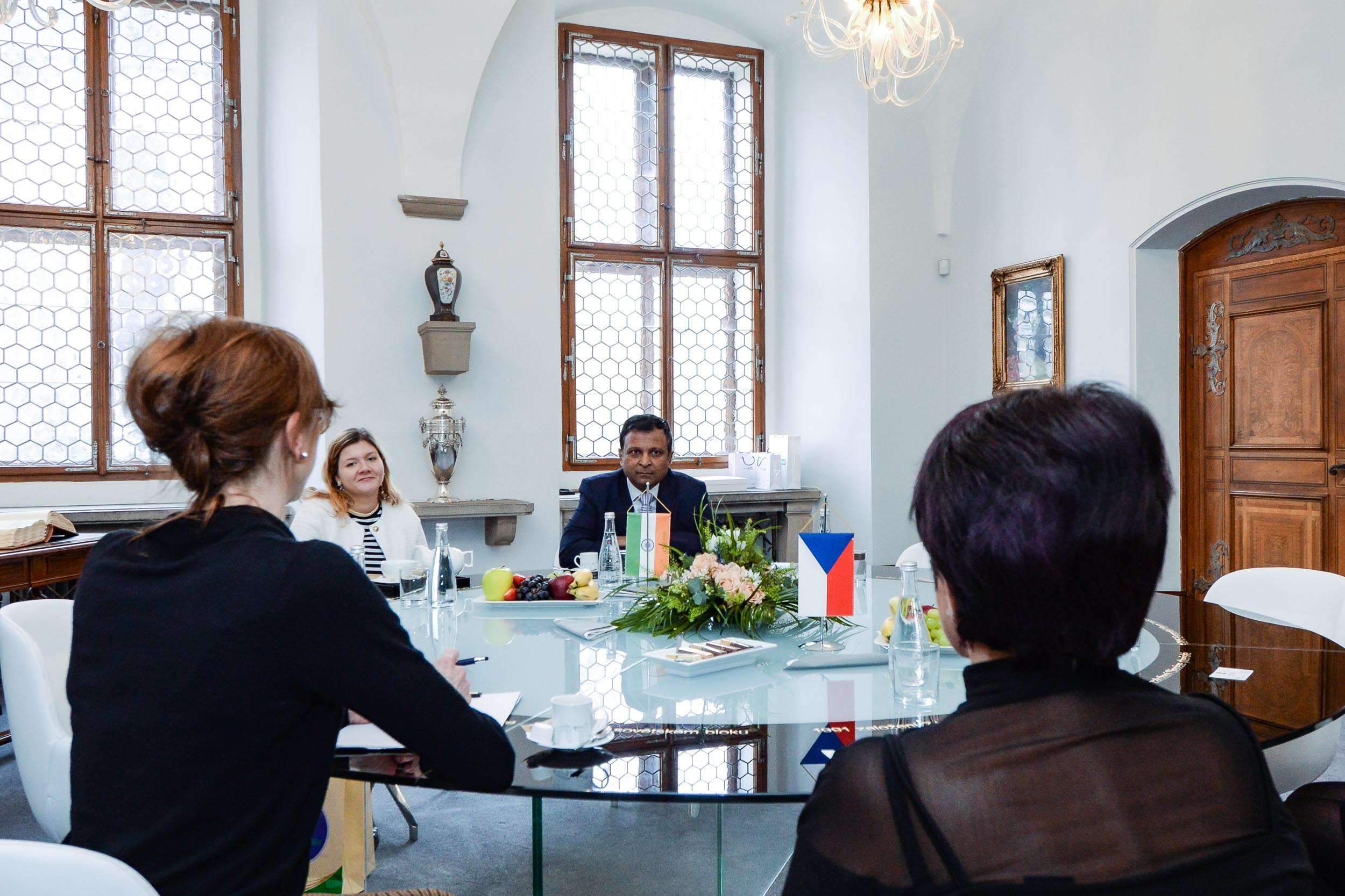 Velvyslanec Indie navštívil plzeňskou radnici (foto: M. Pecuch, 2.2.2023)