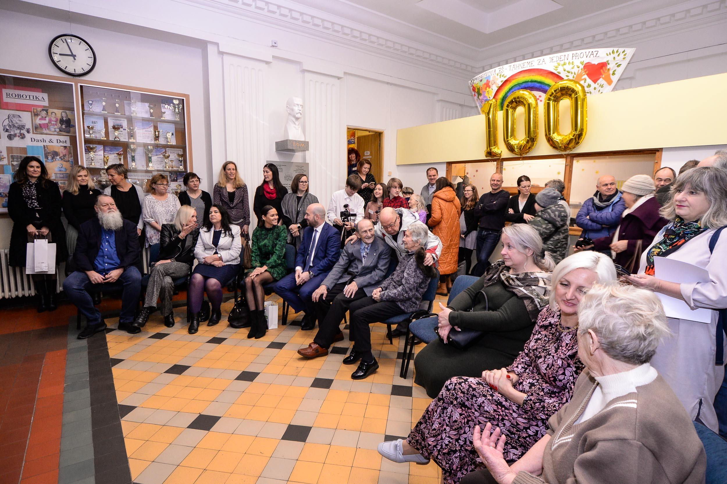 Masarykova základní škola Plzeň oslavila 100 let od svého otevření (foto: M. Pecuch, 3.2.2023)