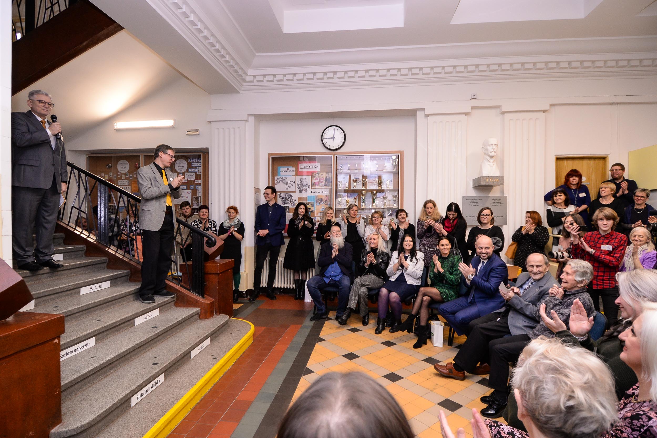 Masarykova základní škola Plzeň oslavila 100 let od svého otevření (foto: M. Pecuch, 3.2.2023)