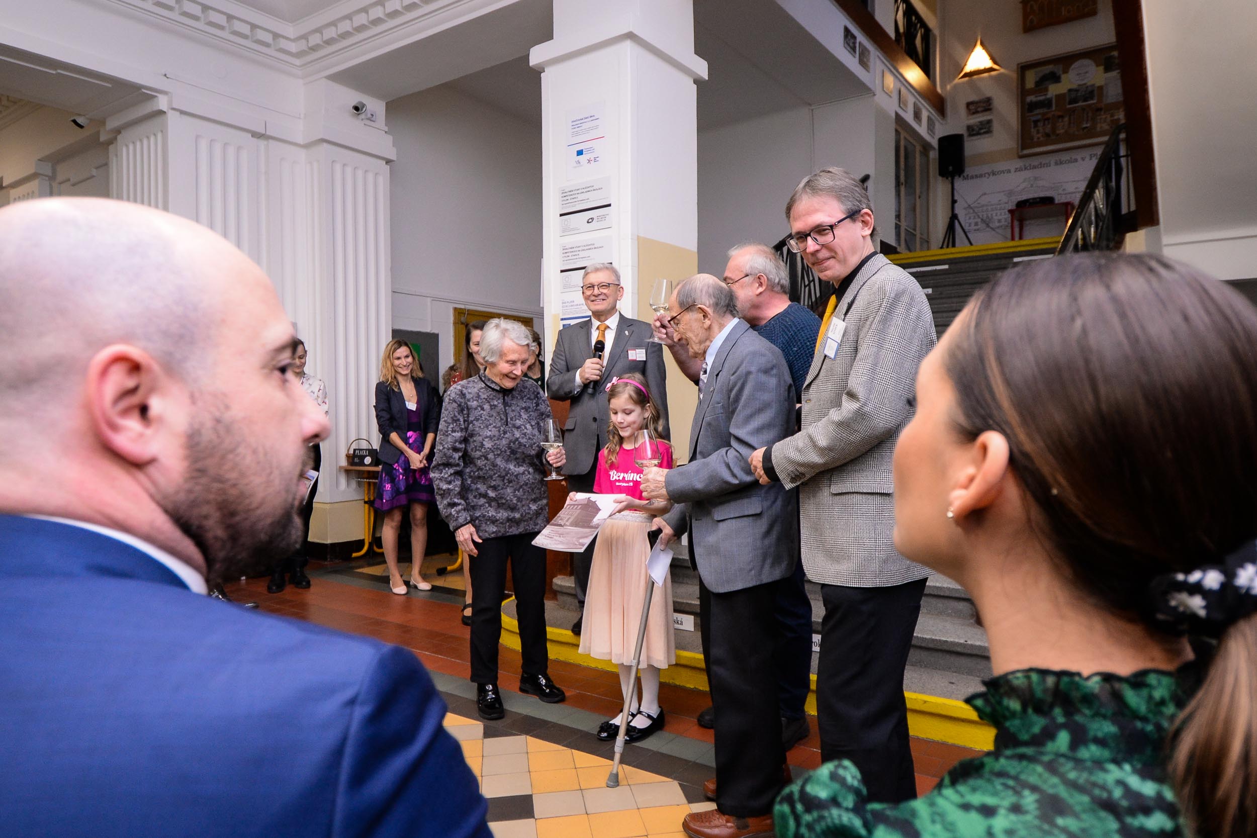 Masarykova základní škola Plzeň oslavila 100 let od svého otevření (foto: M. Pecuch, 3.2.2023)