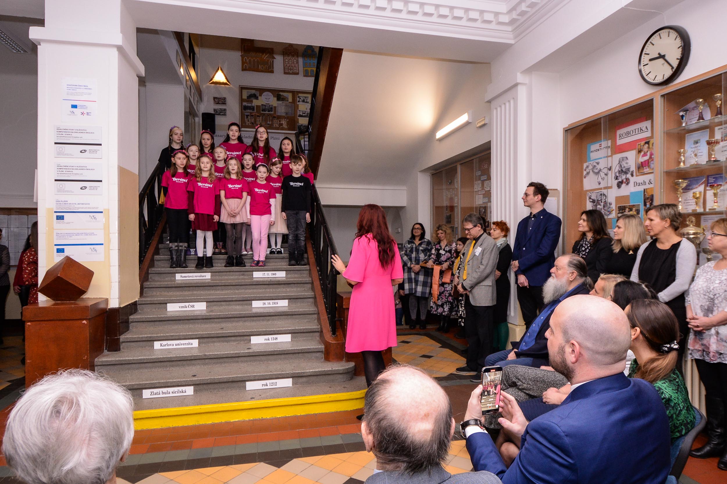 Masarykova základní škola Plzeň oslavila 100 let od svého otevření (foto: M. Pecuch, 3.2.2023)