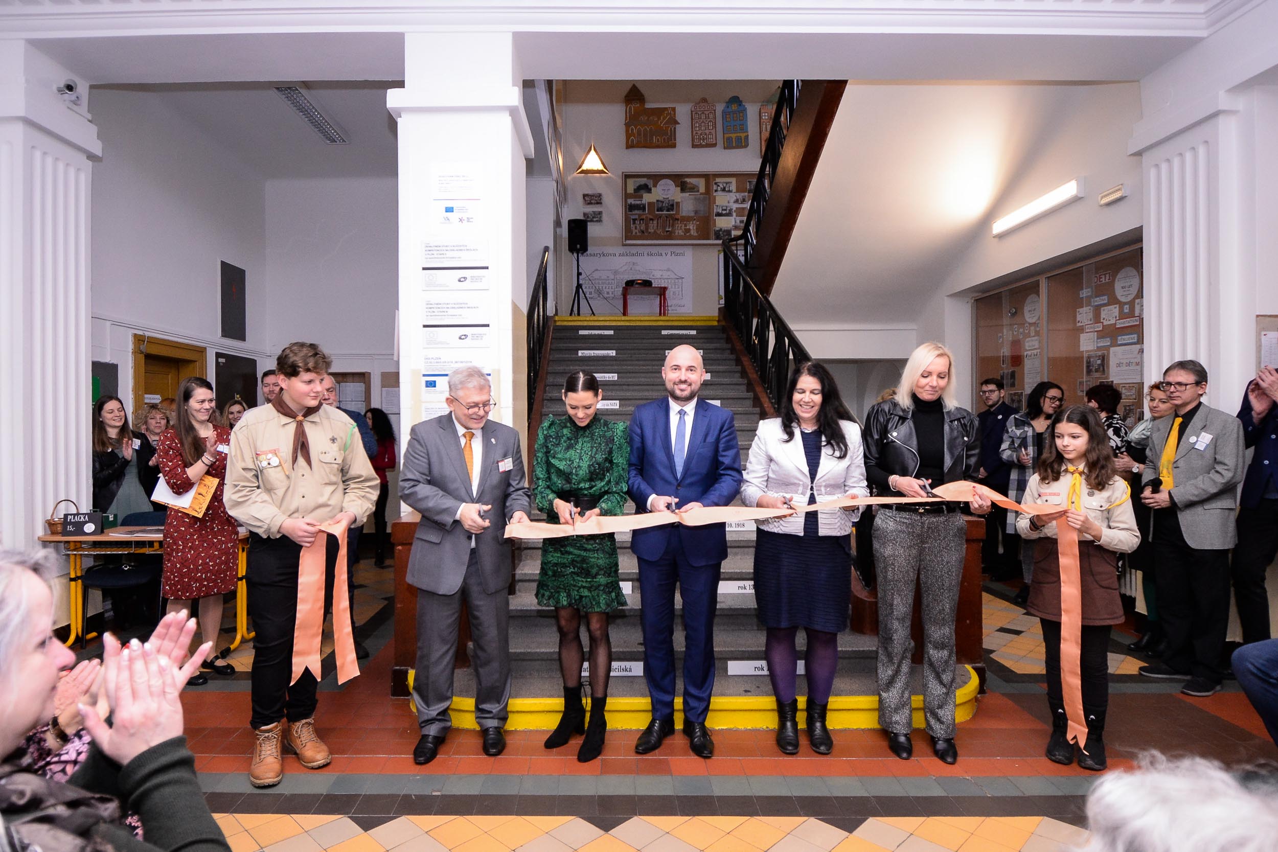 Masarykova základní škola Plzeň oslavila 100 let od svého otevření (foto: M. Pecuch, 3.2.2023)