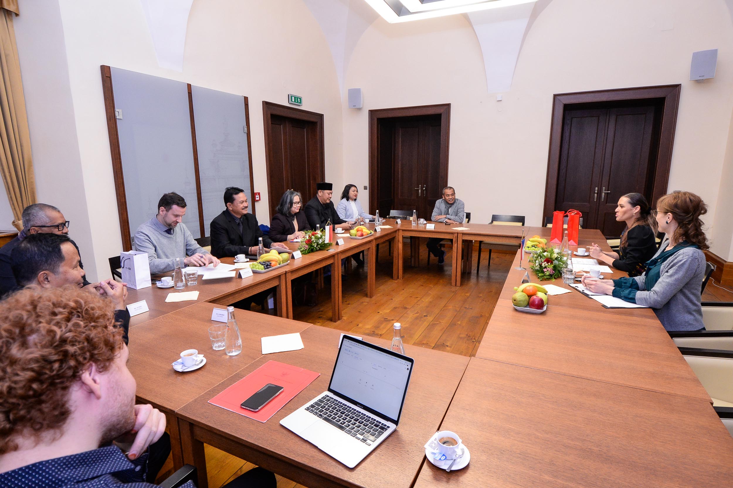 O společných projektech jednala Plzeň a indonéské město Madiun (foto: M. Pecuch, 6.3.2023)