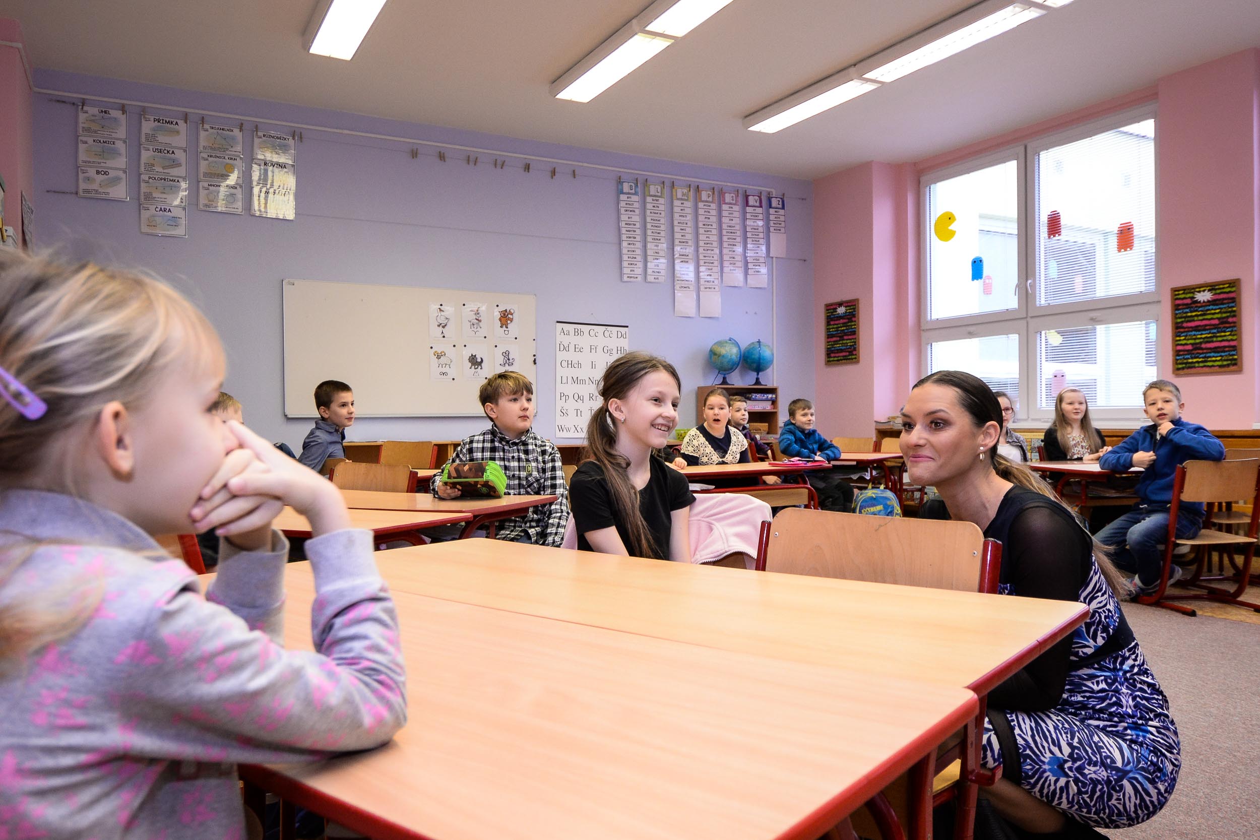 Hodina etikety na 1. ZŠ (foto: M. Pecuch, 7.3.2023)