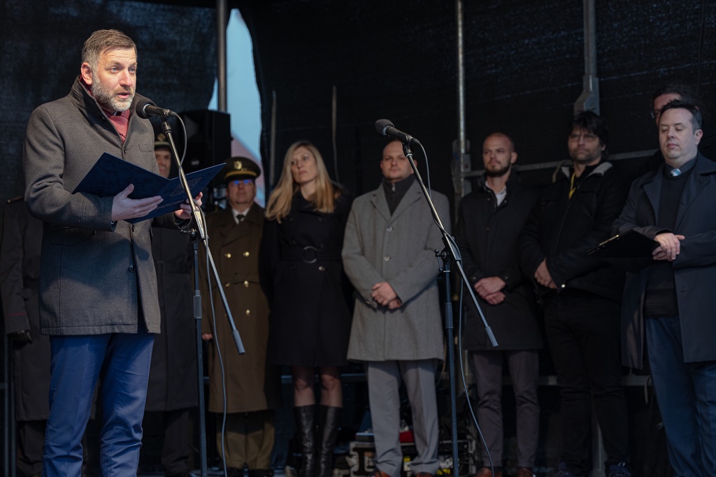 Plzeňané si připomněli 173. výročí narození T. G. Masaryka (foto: R. Muchka, 7.3.2023)