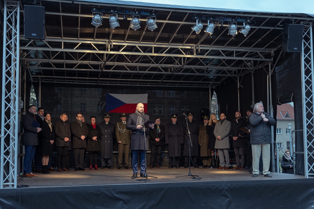 Plzeňané si připomněli 173. výročí narození T. G. Masaryka (foto: R. Muchka, 7.3.2023)