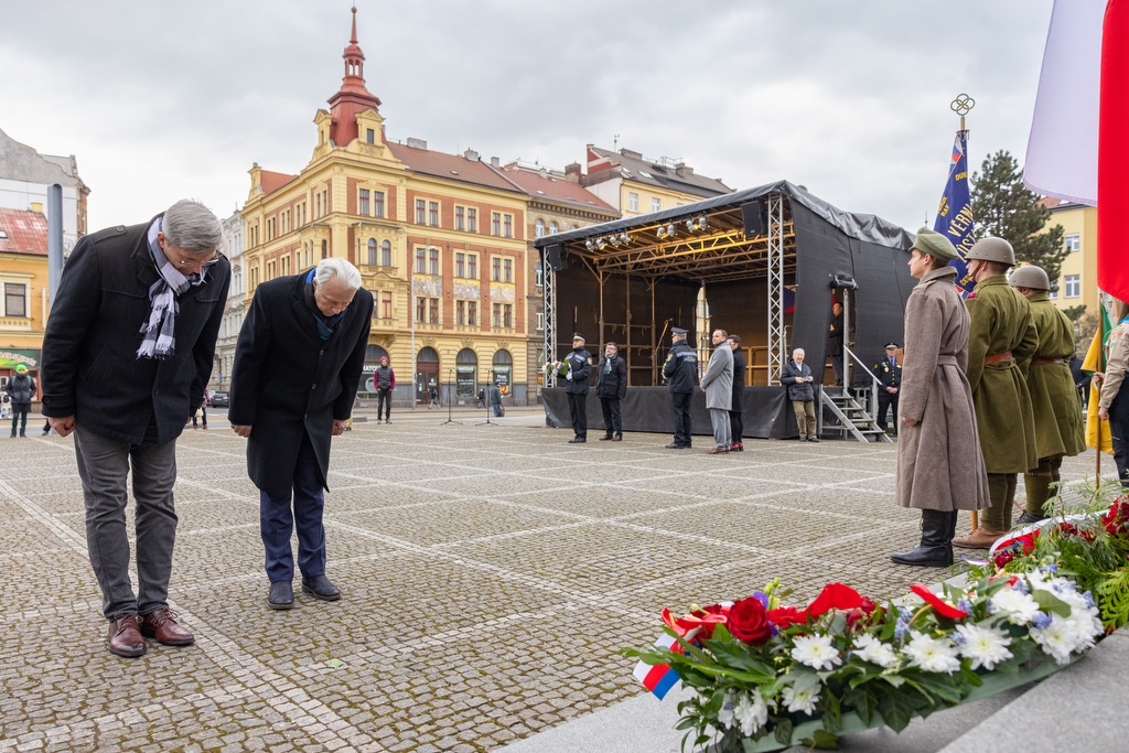 Plzeňané si připomněli 173. výročí narození T. G. Masaryka (foto: R. Muchka, 7.3.2023)
