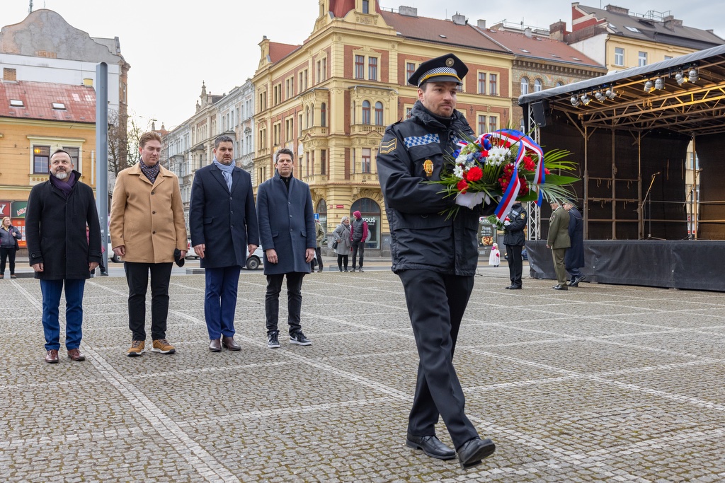 Plzeňané si připomněli 173. výročí narození T. G. Masaryka (foto: R. Muchka, 7.3.2023)