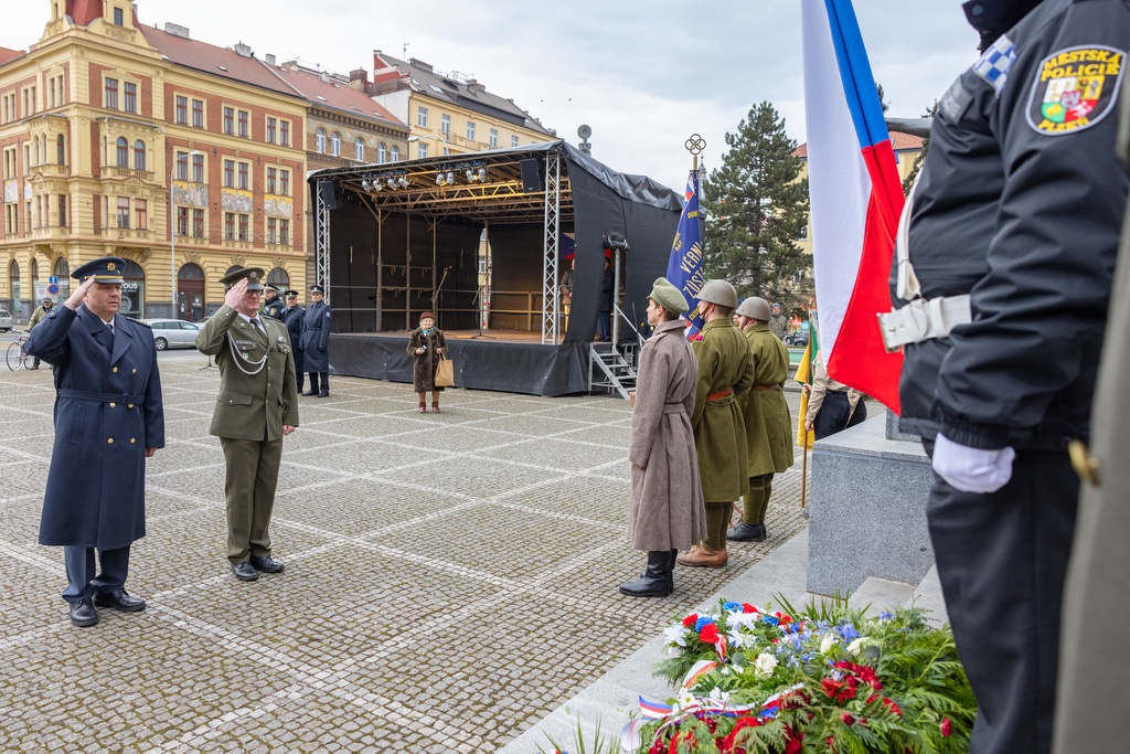 Plzeňané si připomněli 173. výročí narození T. G. Masaryka (foto: R. Muchka, 7.3.2023)