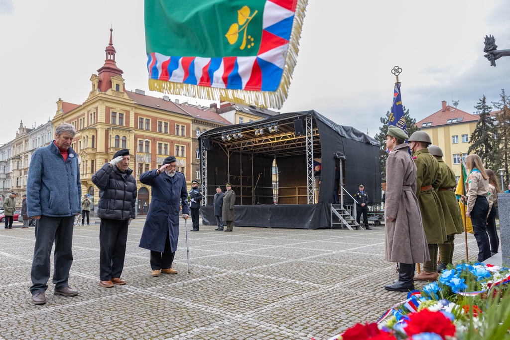 Plzeňané si připomněli 173. výročí narození T. G. Masaryka (foto: R. Muchka, 7.3.2023)