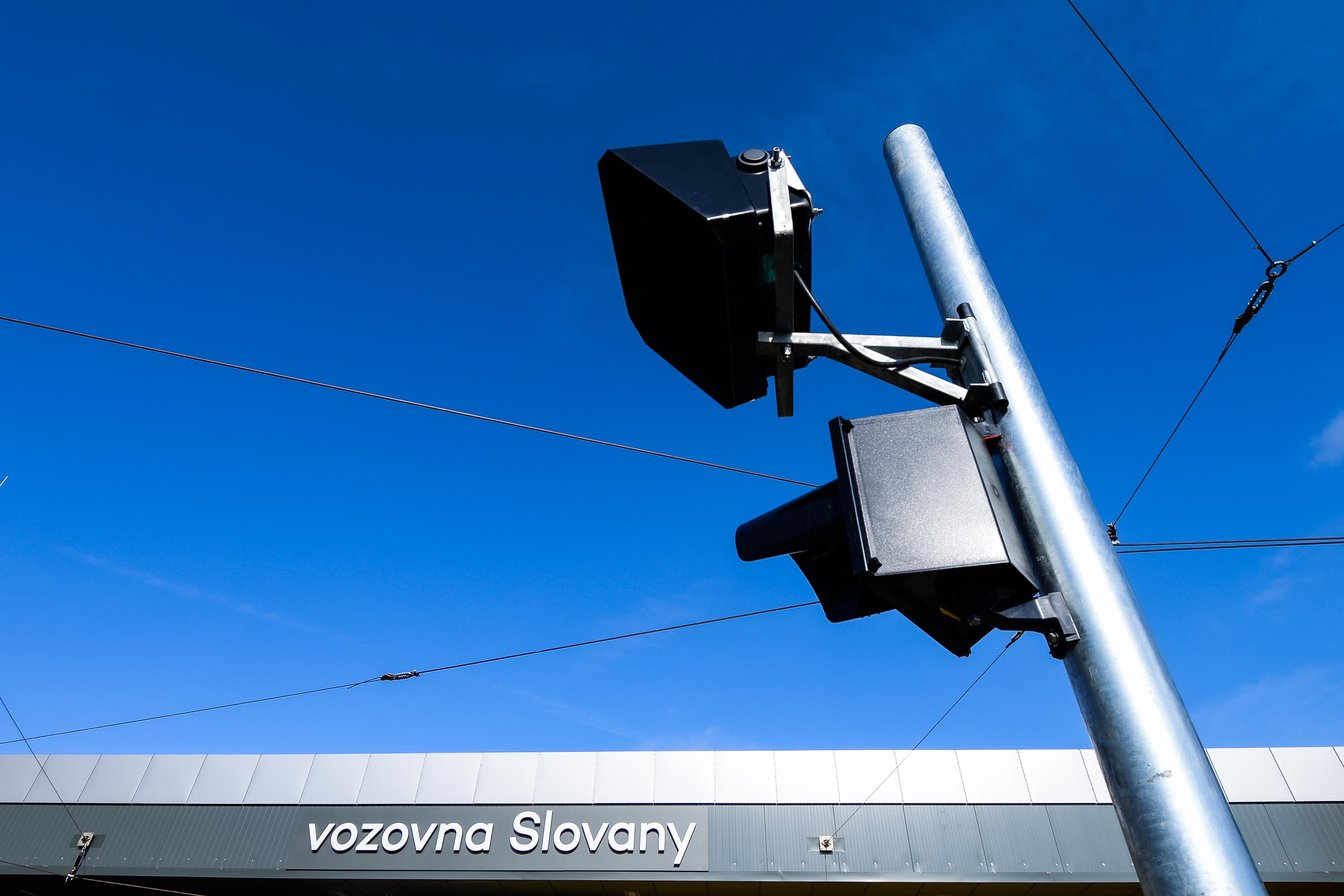 Zahájení provozu nové vozovny Slovany (foto: M. Pecuch, 16.3.2023)