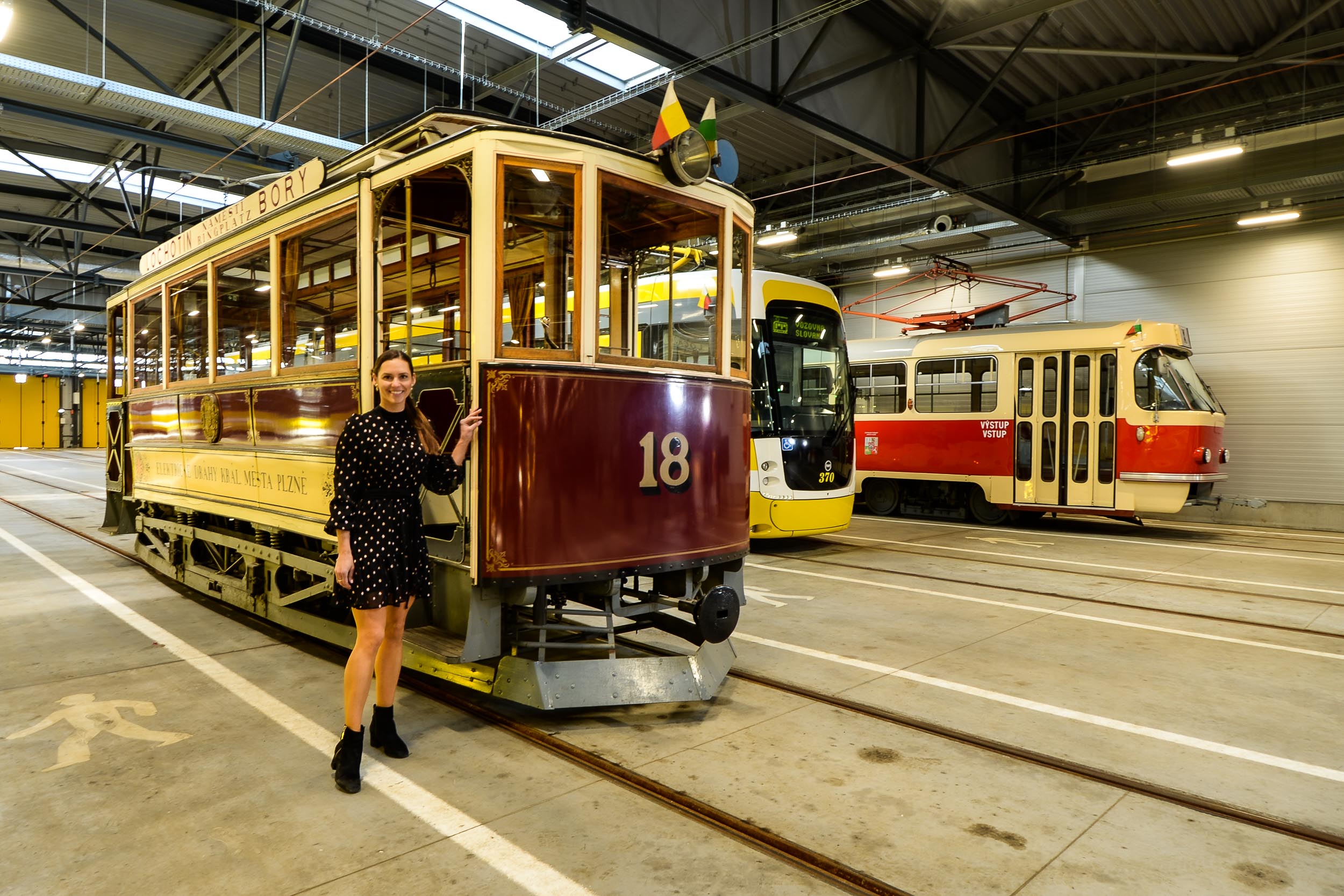 Zahájení provozu nové vozovny Slovany (foto: M. Pecuch, 16.3.2023)