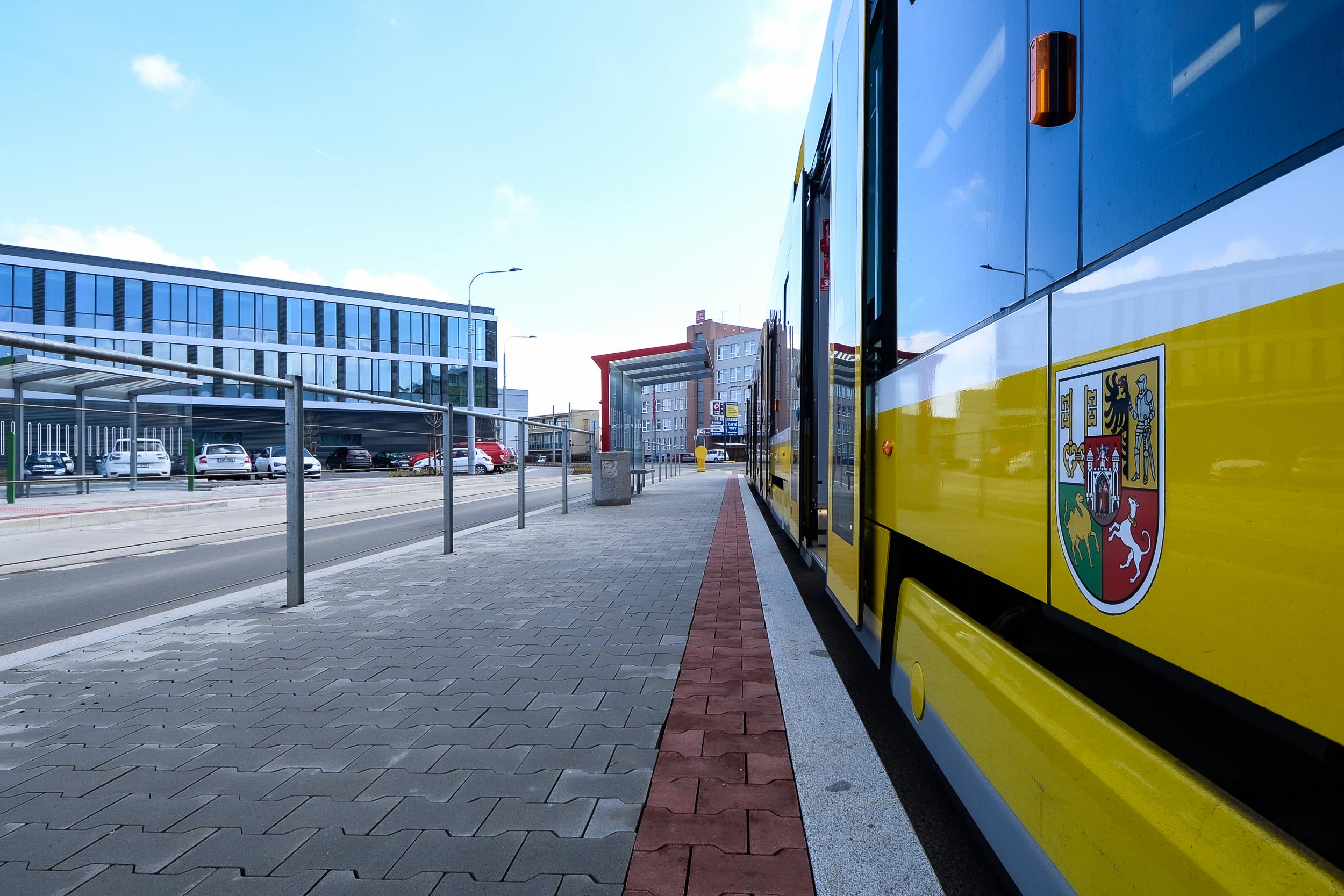 Zahájení provozu nové vozovny Slovany (foto: M. Pecuch, 16.3.2023)