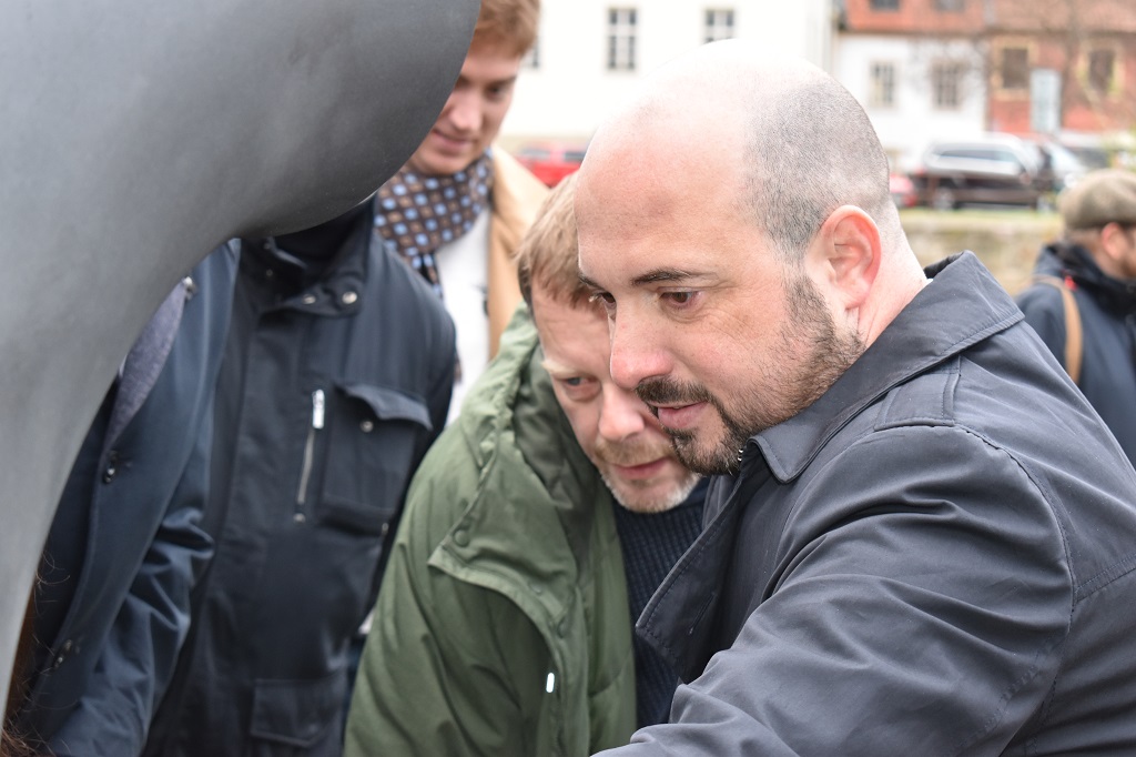 Po Praze, Ostravě, New Yorku, se i Plzeň dočkala svého Poesiomatu (foto: E. Barborková, 25.4.2023)