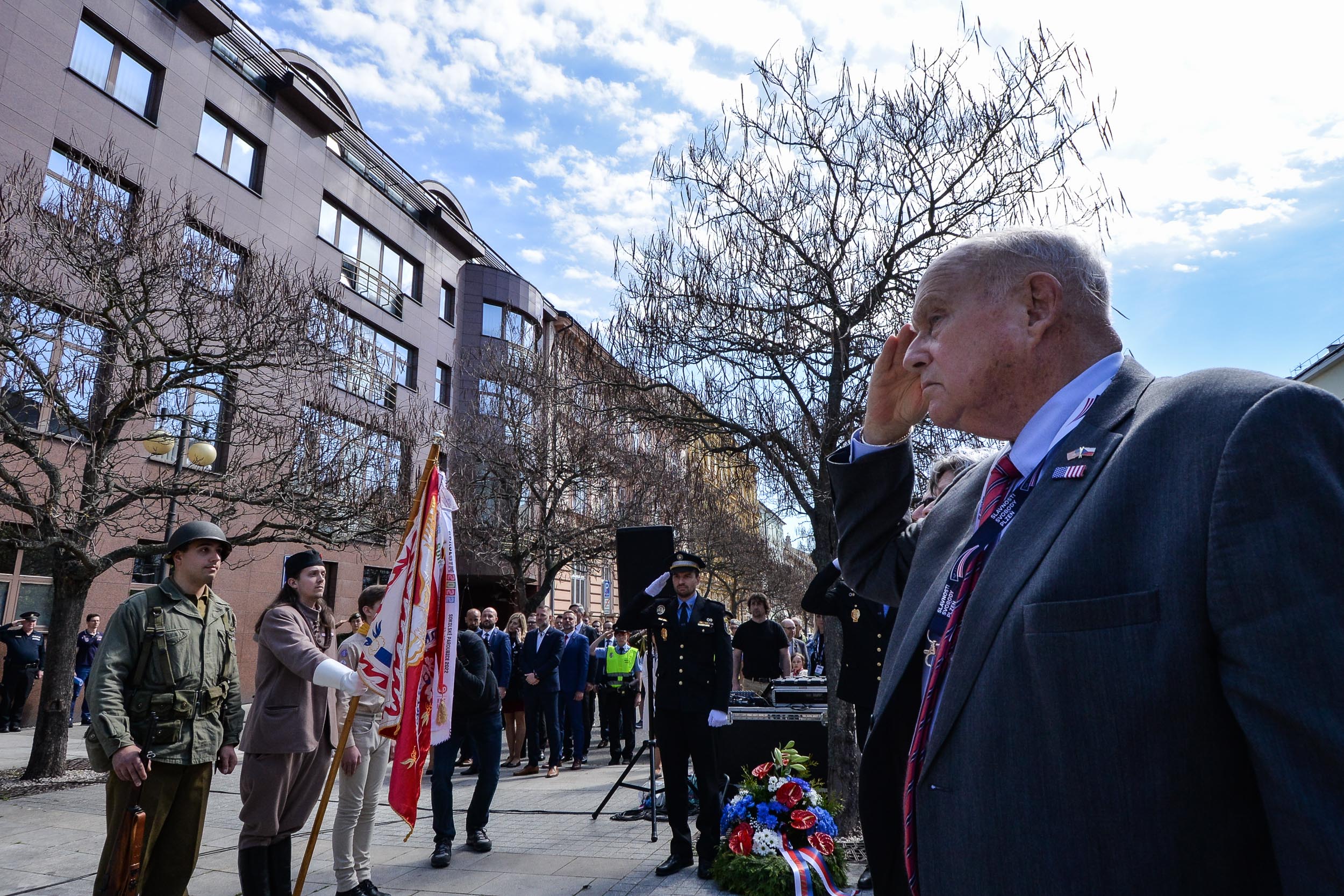 Slavnosti svobody 2023 - Pietní akty (foto: M. Pecuch, 5.5.2023)
