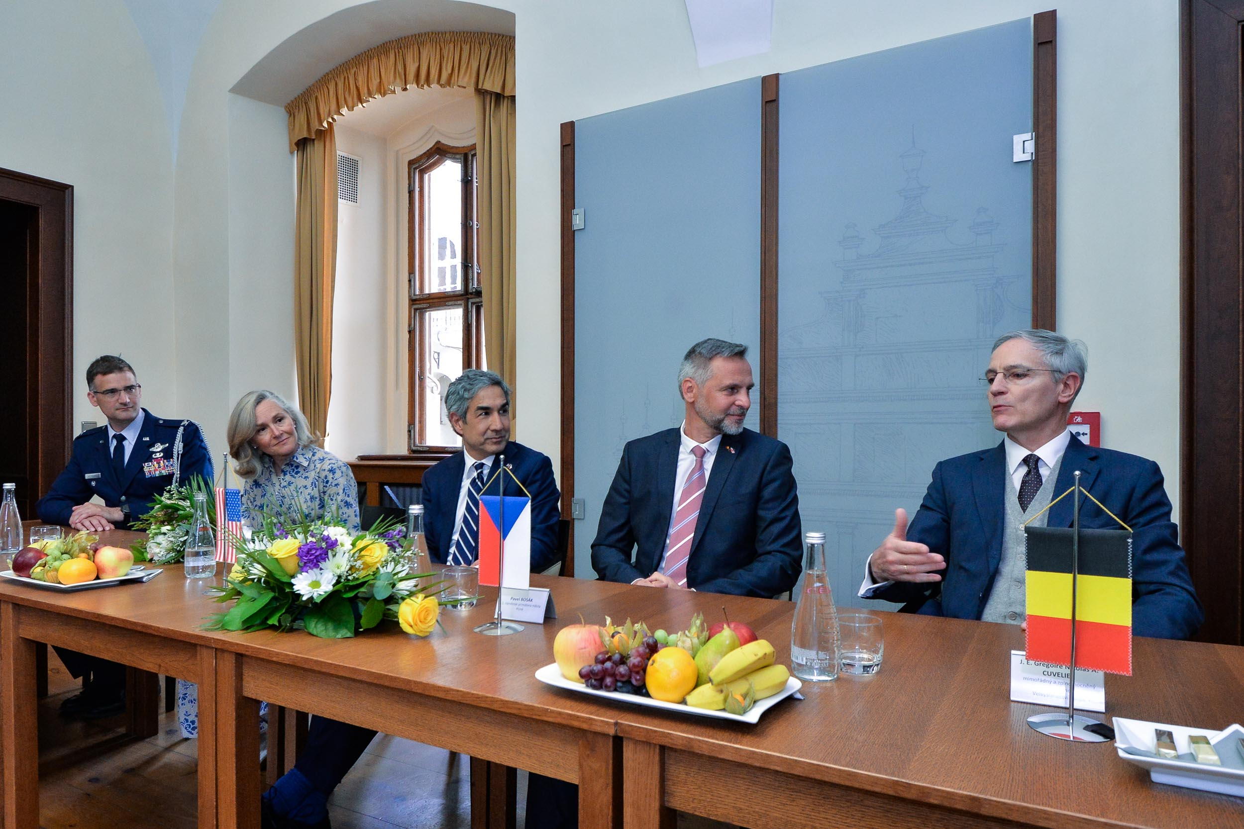 Slavnosti svobody 2023 - Setkání a pietní akt na plzeňské radnice (foto: M. Pecuch, 6.5.2023)