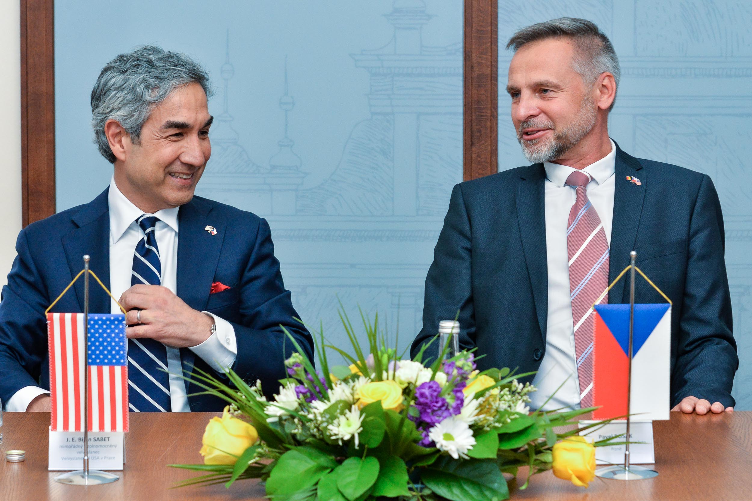 Slavnosti svobody 2023 - Setkání a pietní akt na plzeňské radnice (foto: M. Pecuch, 6.5.2023)