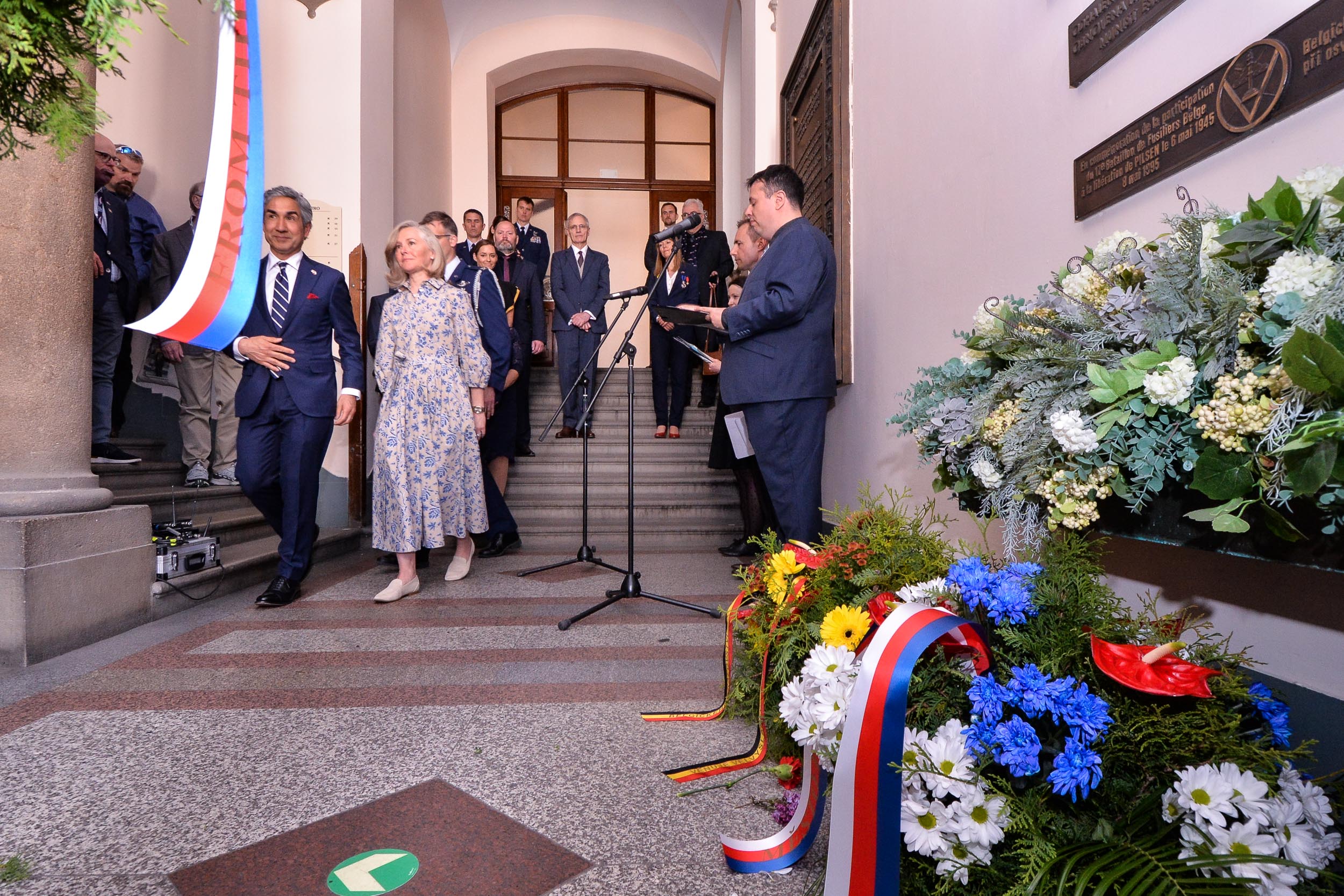 Slavnosti svobody 2023 - Setkání a pietní akt na plzeňské radnice (foto: M. Pecuch, 6.5.2023)