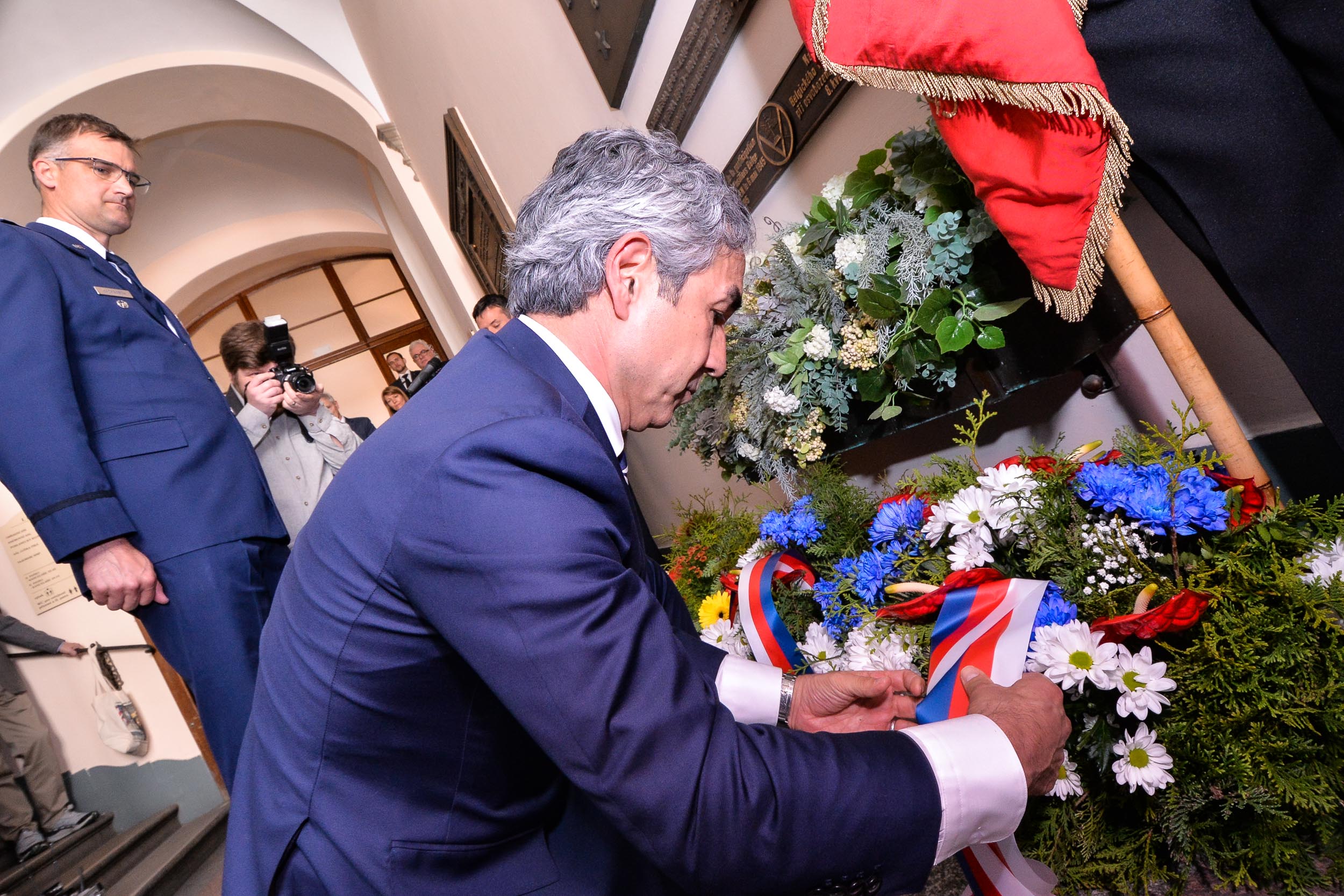 Slavnosti svobody 2023 - Setkání a pietní akt na plzeňské radnice (foto: M. Pecuch, 6.5.2023)