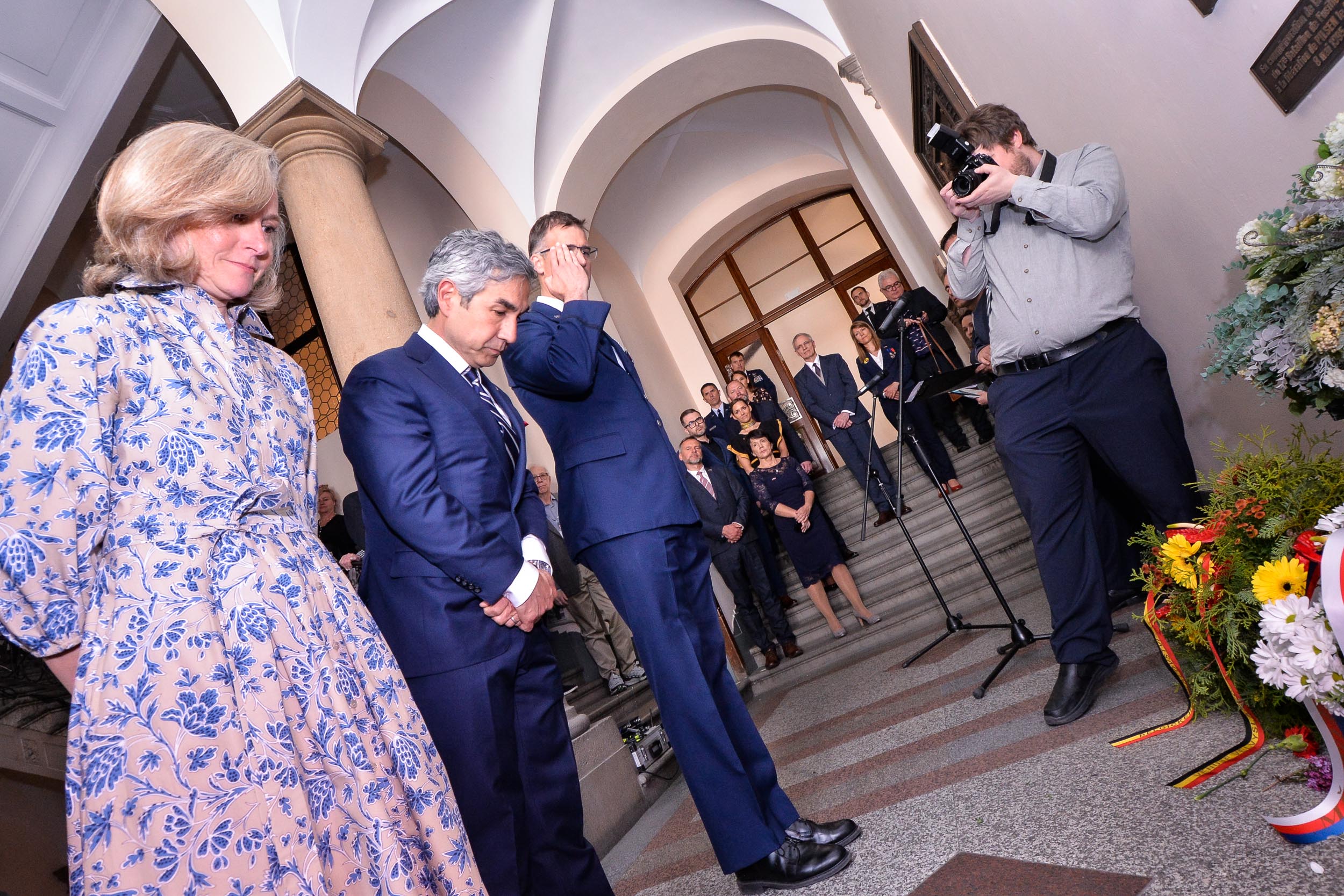 Slavnosti svobody 2023 - Setkání a pietní akt na plzeňské radnice (foto: M. Pecuch, 6.5.2023)