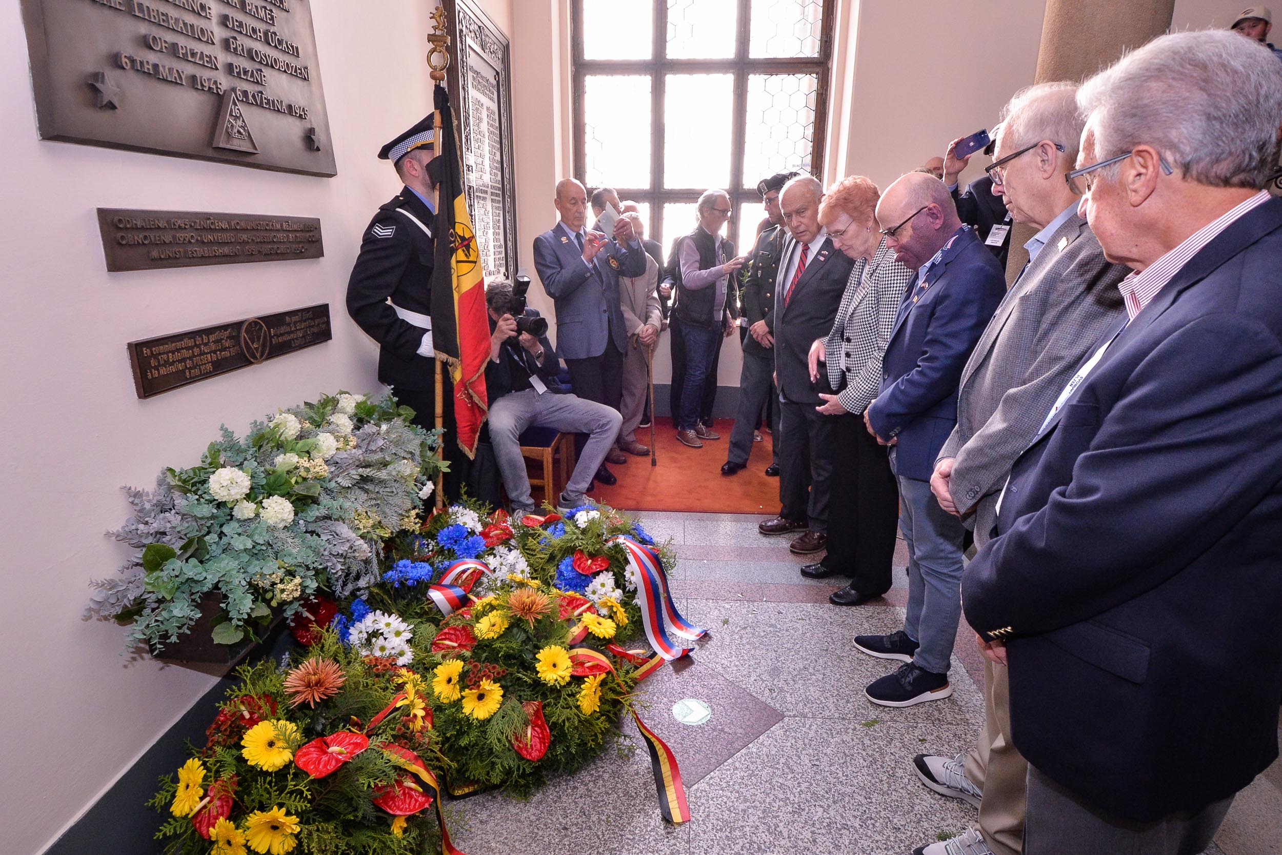 Slavnosti svobody 2023 - Setkání a pietní akt na plzeňské radnice (foto: M. Pecuch, 6.5.2023)