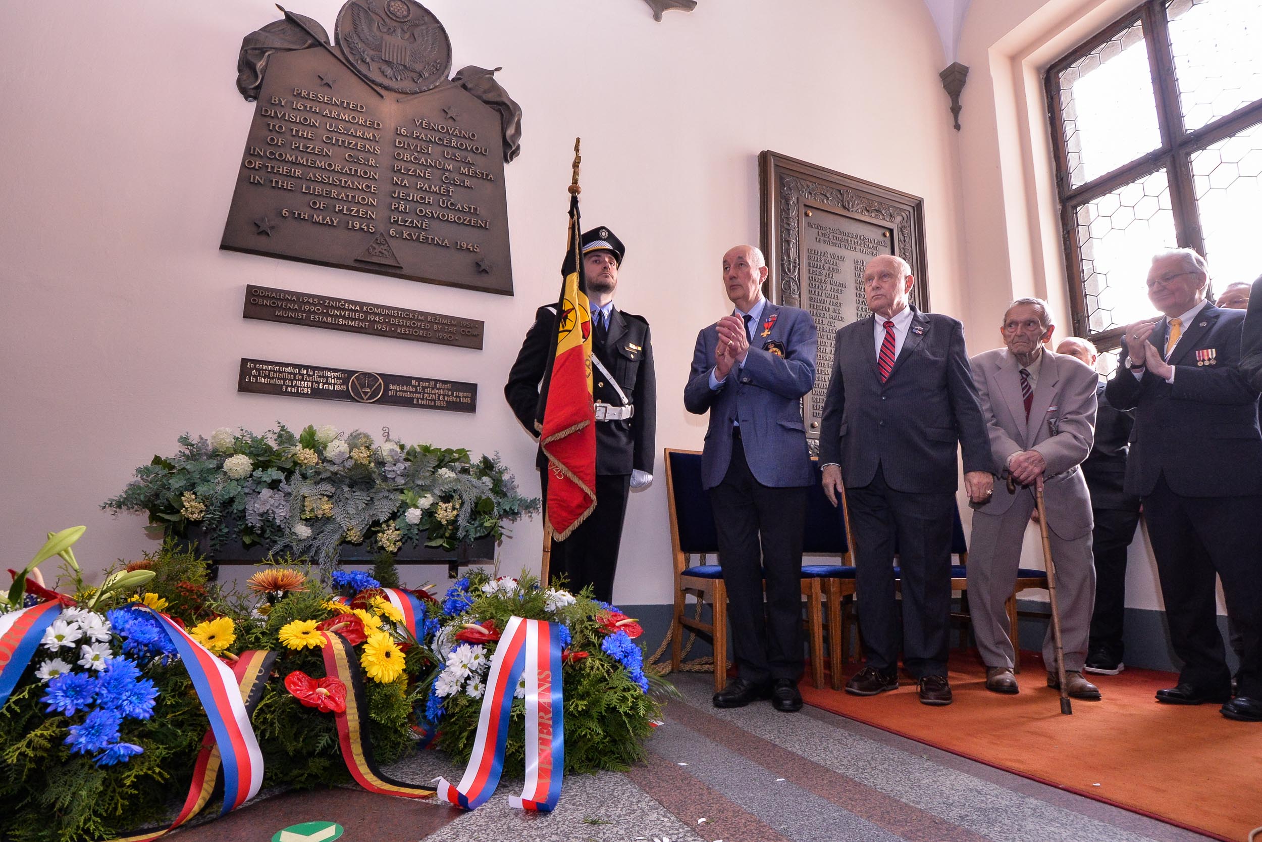 Slavnosti svobody 2023 - Setkání a pietní akt na plzeňské radnice (foto: M. Pecuch, 6.5.2023)