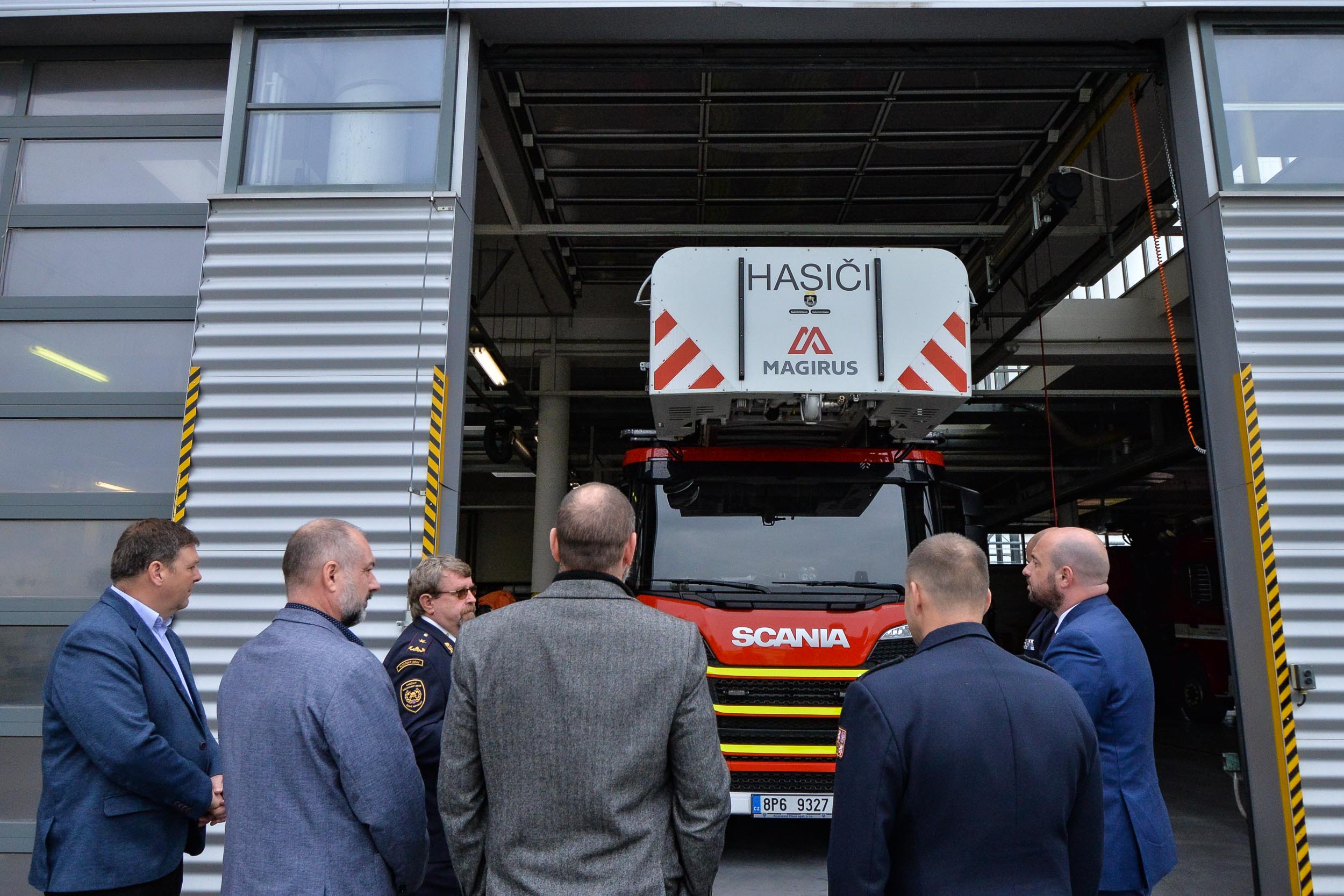 Nová technika pro hasiče Plzeňského kraje (foto: M. Pecuch, 10.5.2023)