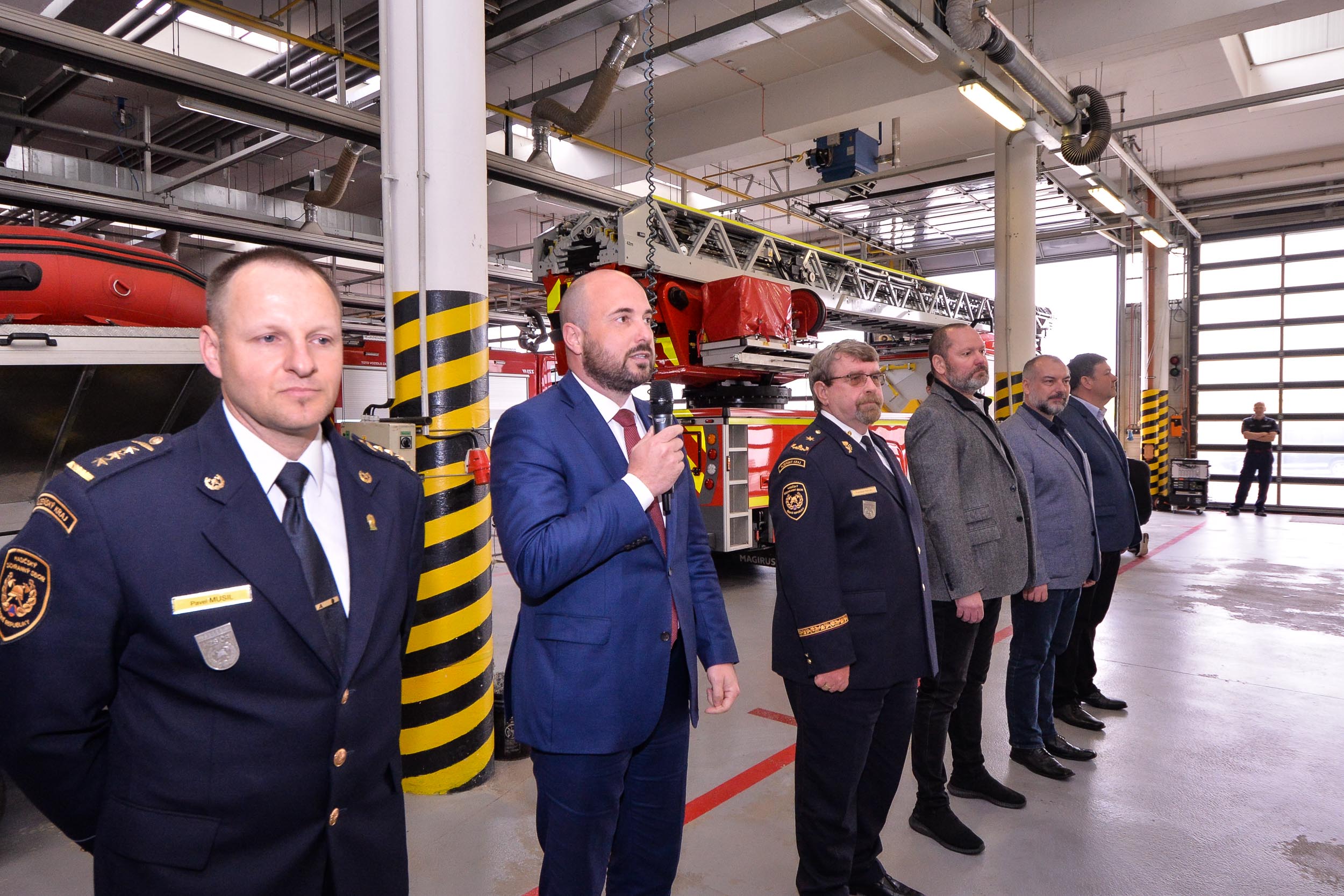 Nová technika pro hasiče Plzeňského kraje (foto: M. Pecuch, 10.5.2023)