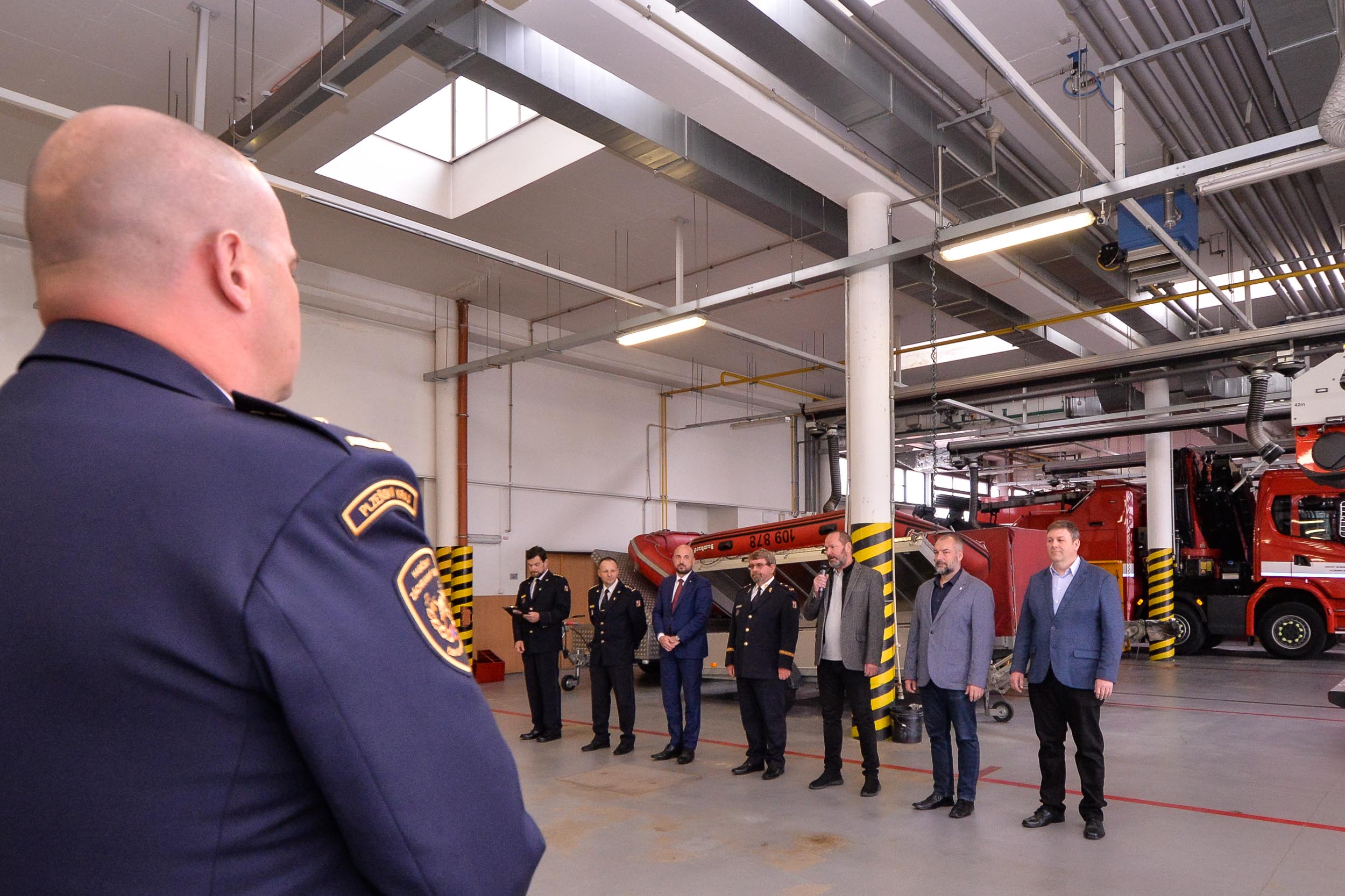 Nová technika pro hasiče Plzeňského kraje (foto: M. Pecuch, 10.5.2023)