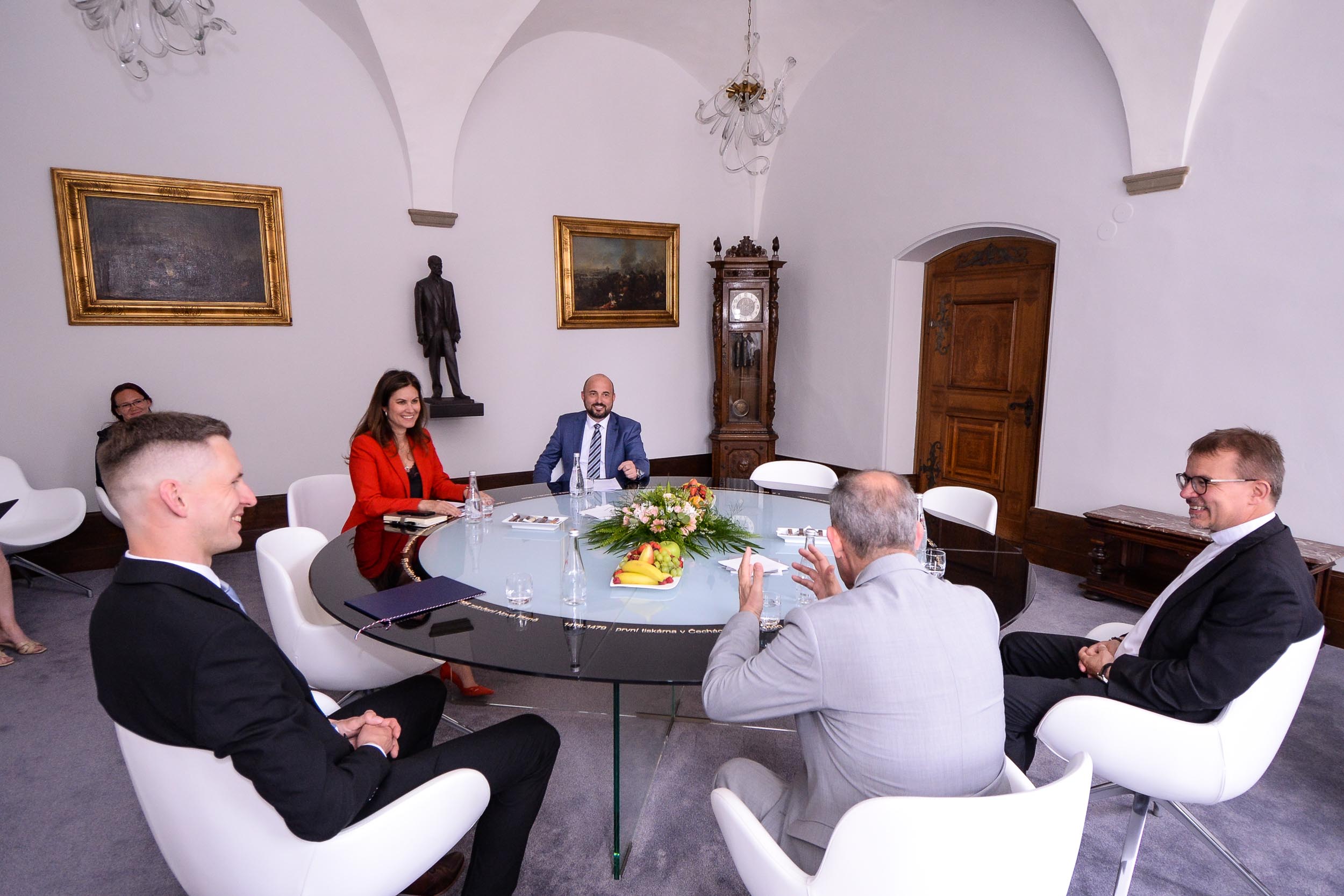 Cenu 1. června získal novinář, diplomat a disident Luboš Dobrovský in memoriam (foto: M. Pecuch, 1.6.2023)