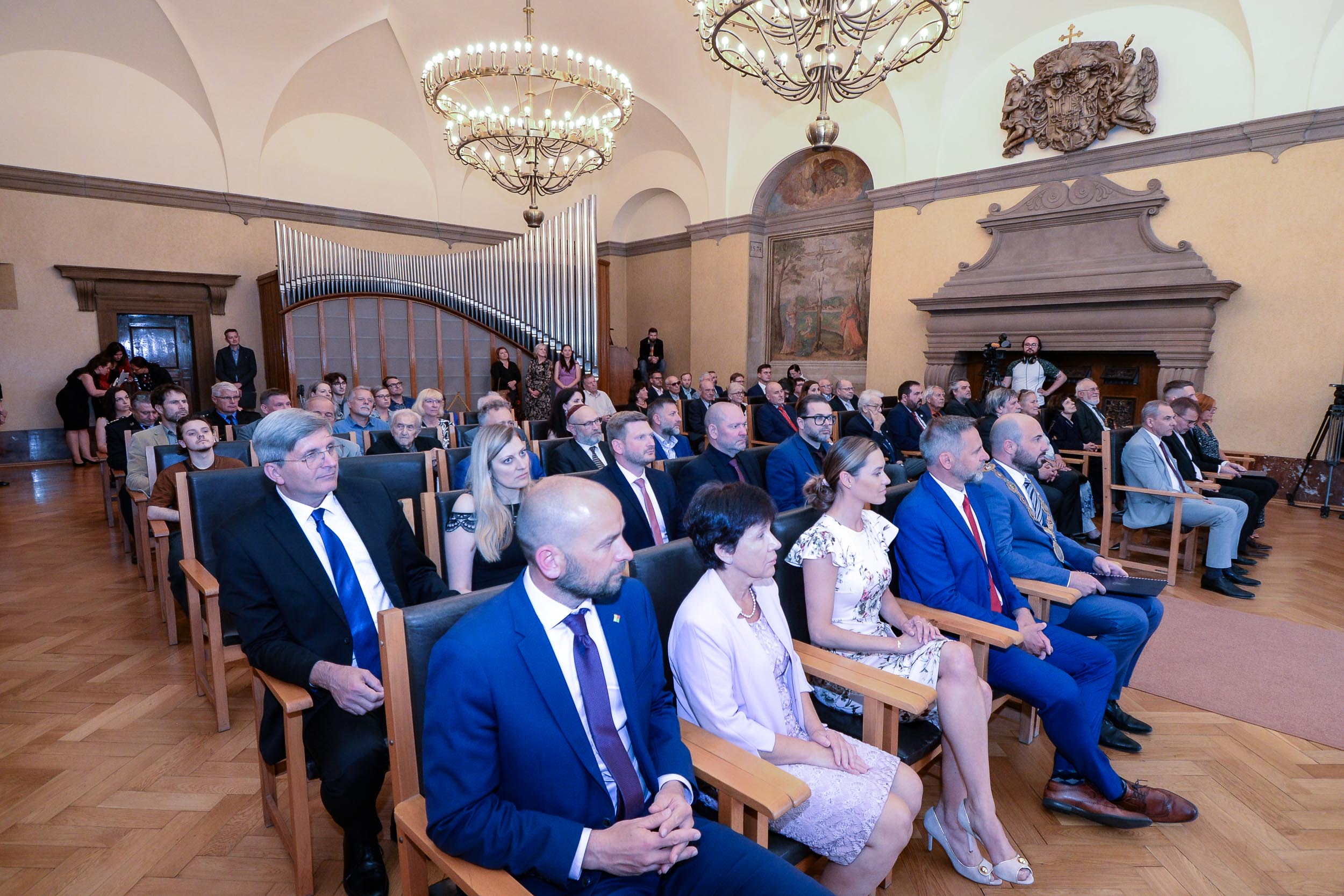 Cenu 1. června získal novinář, diplomat a disident Luboš Dobrovský in memoriam (foto: M. Pecuch, 1.6.2023)