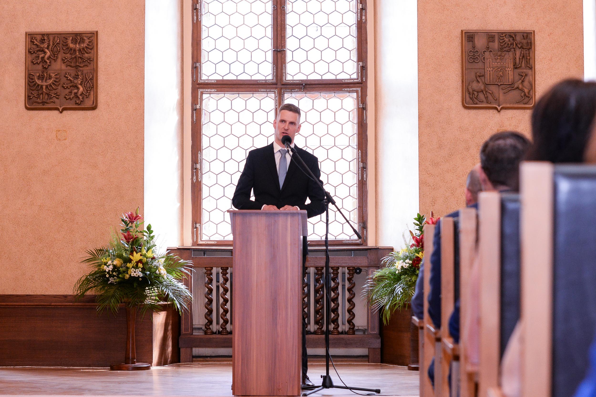 Cenu 1. června získal novinář, diplomat a disident Luboš Dobrovský in memoriam (foto: M. Pecuch, 1.6.2023)