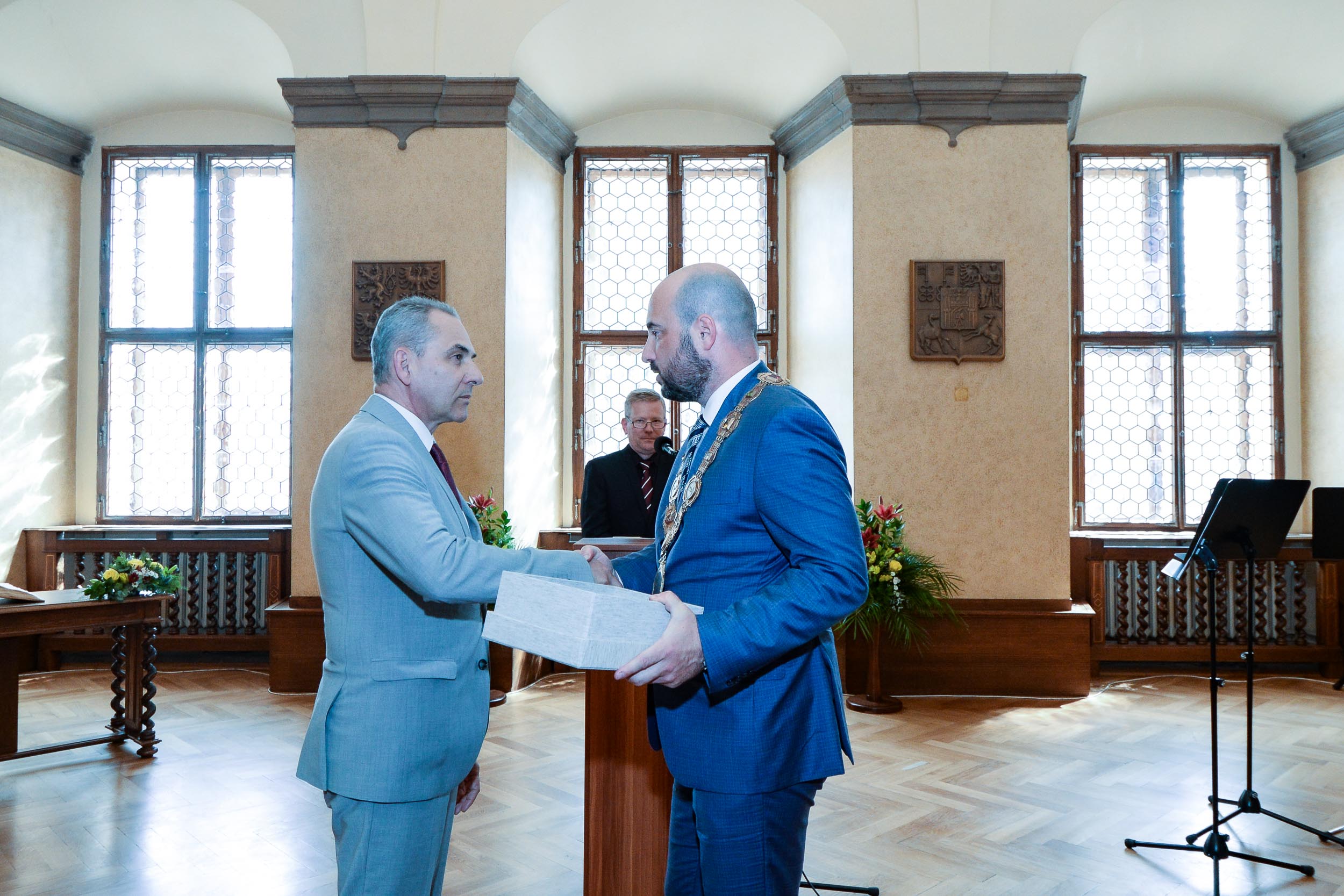 Cenu 1. června získal novinář, diplomat a disident Luboš Dobrovský in memoriam (foto: M. Pecuch, 1.6.2023)