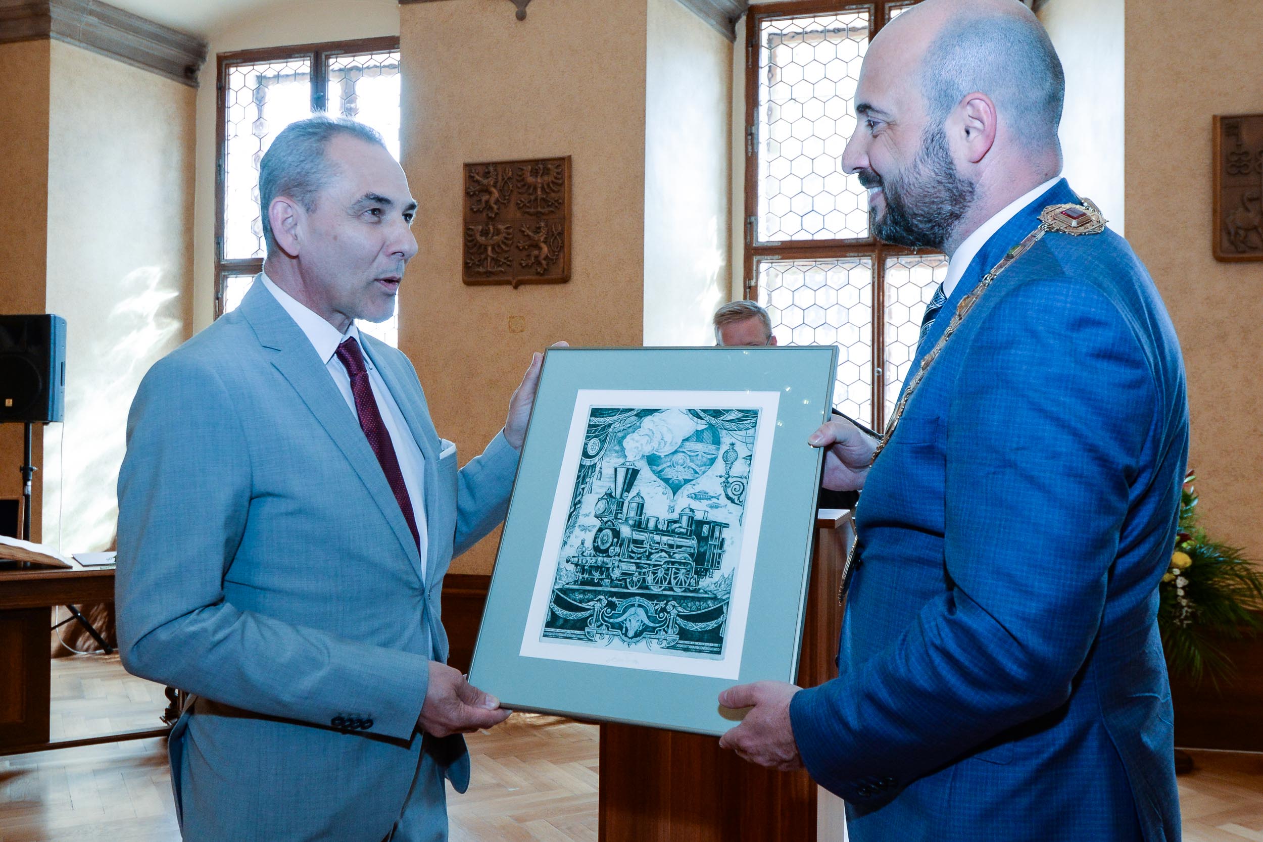 Cenu 1. června získal novinář, diplomat a disident Luboš Dobrovský in memoriam (foto: M. Pecuch, 1.6.2023)