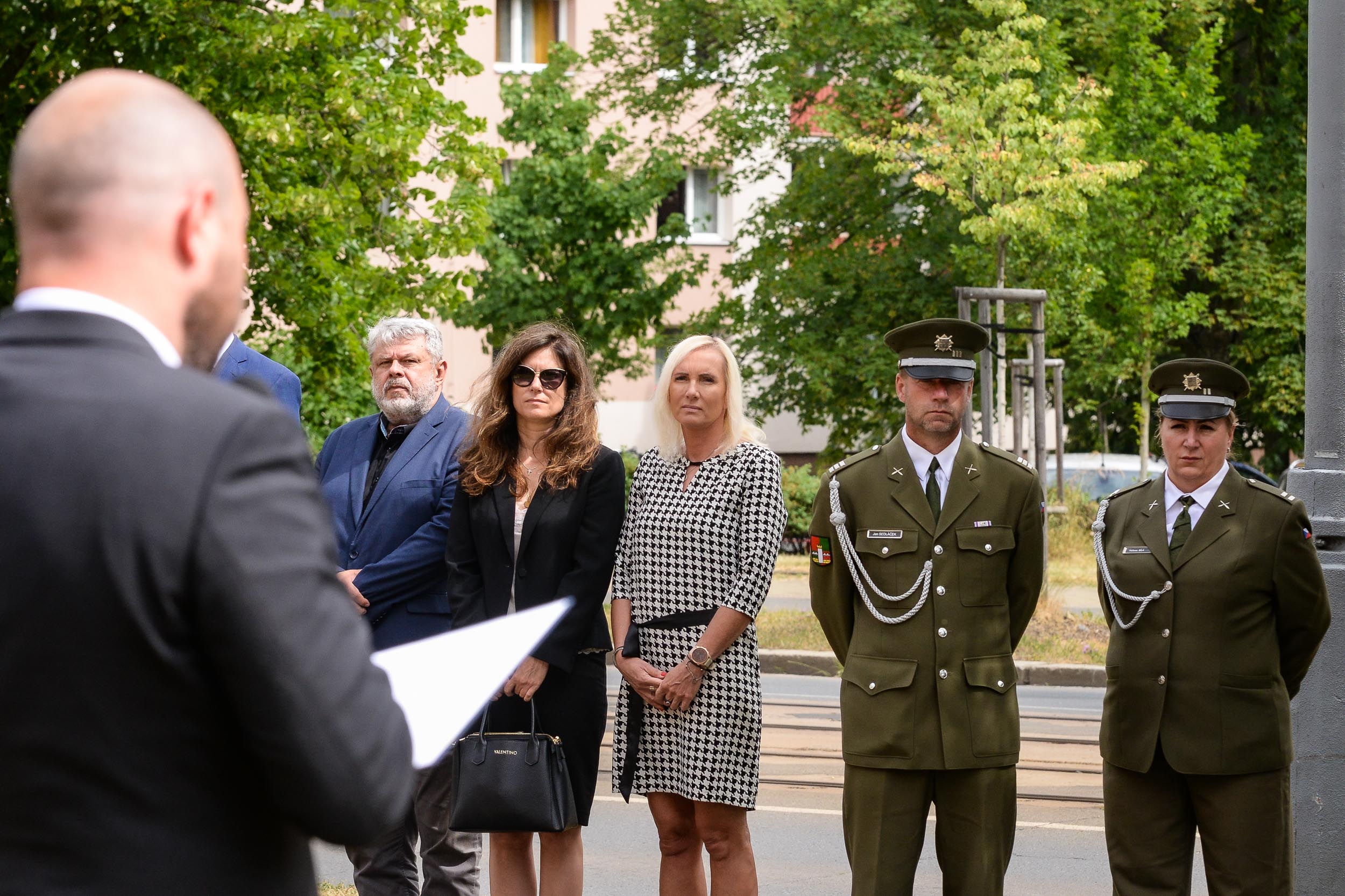 V Plzni připomněli památku generála Píky (foto: M. Pecuch, 21.6.2023)