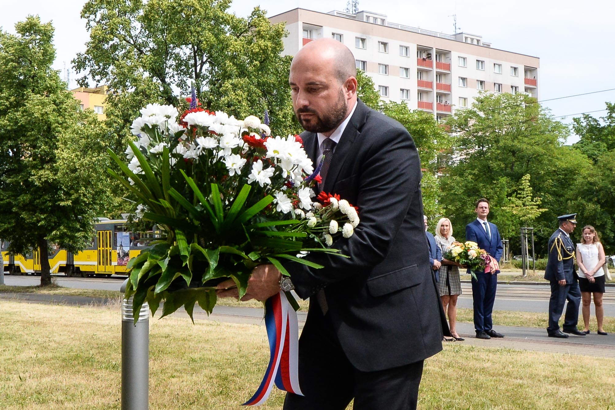 V Plzni připomněli památku generála Píky (foto: M. Pecuch, 21.6.2023)