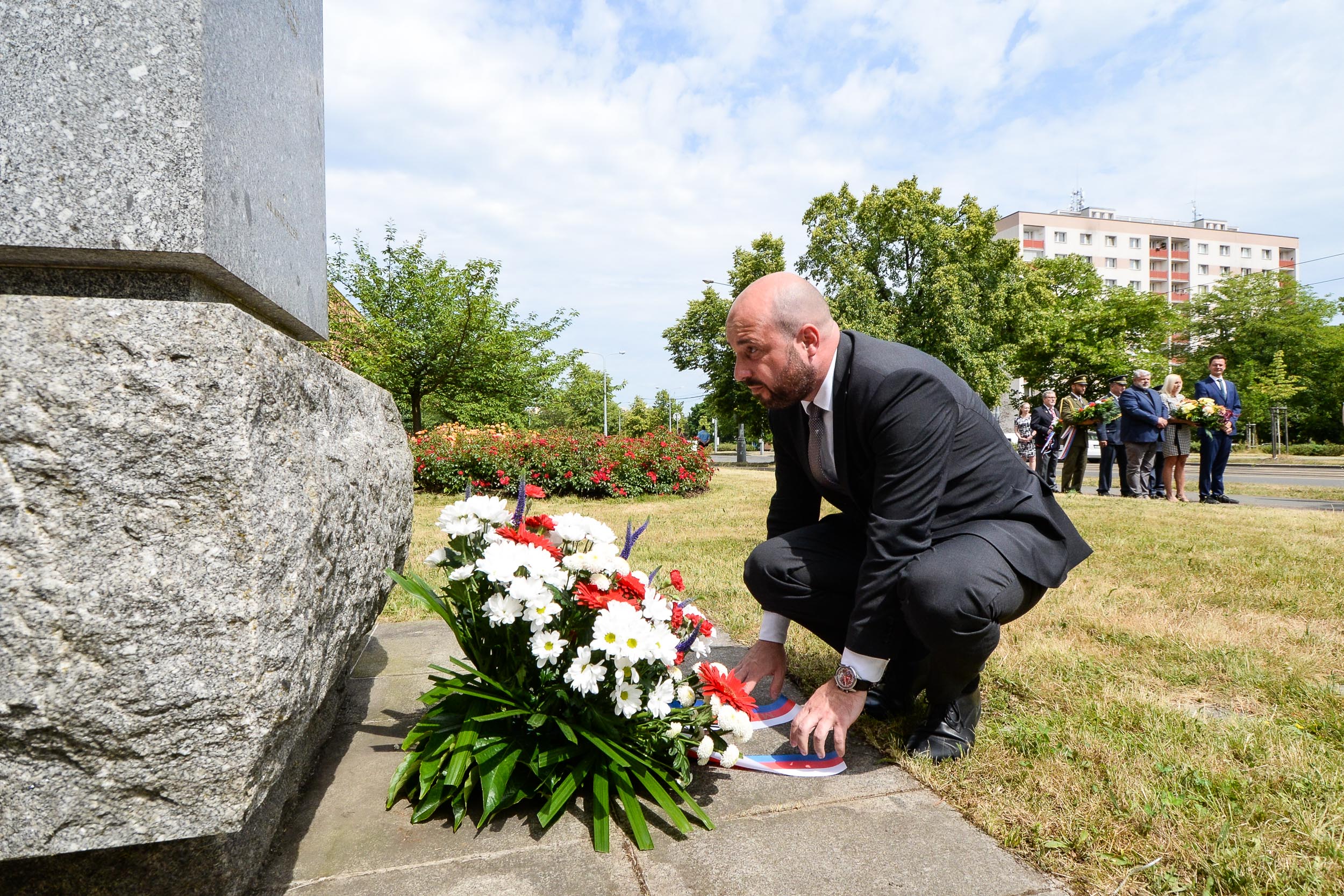 V Plzni připomněli památku generála Píky (foto: M. Pecuch, 21.6.2023)