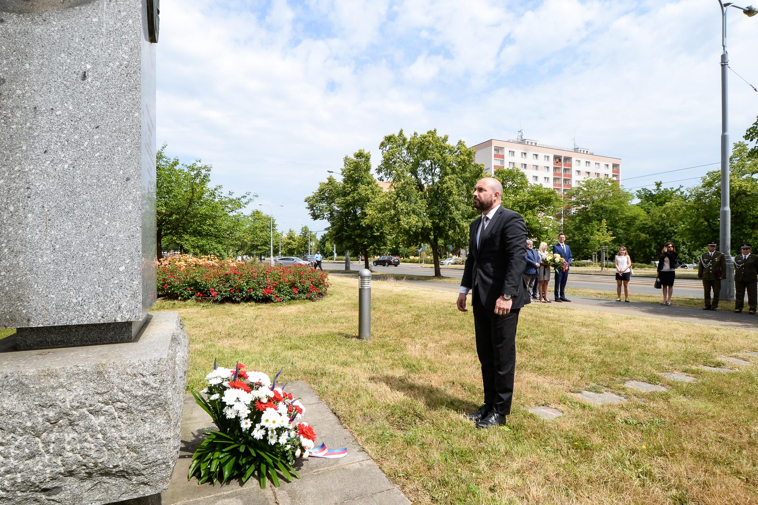 V Plzni připomněli památku generála Píky (foto: M. Pecuch, 21.6.2023)
