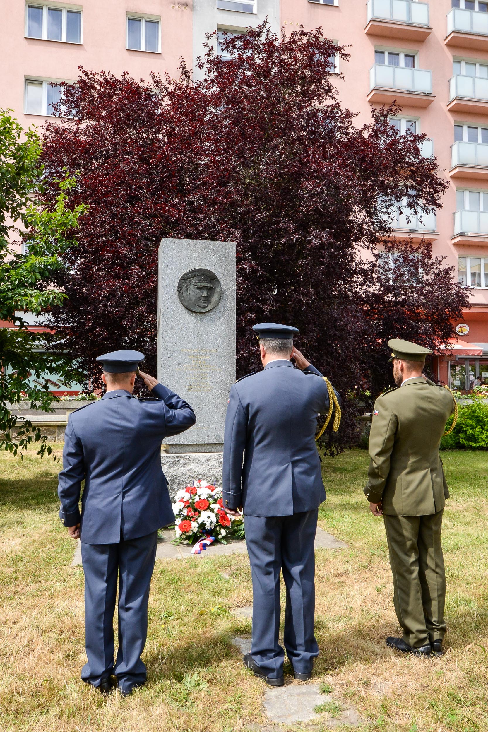 V Plzni připomněli památku generála Píky (foto: M. Pecuch, 21.6.2023)