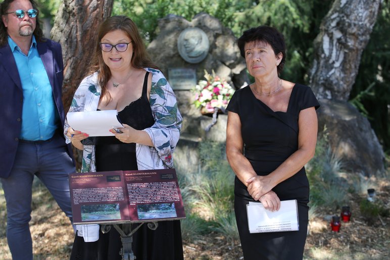 Pietní akt u příležitosti 100. výročí úmrtí Karla Klostermanna (foto: M. Krausová)