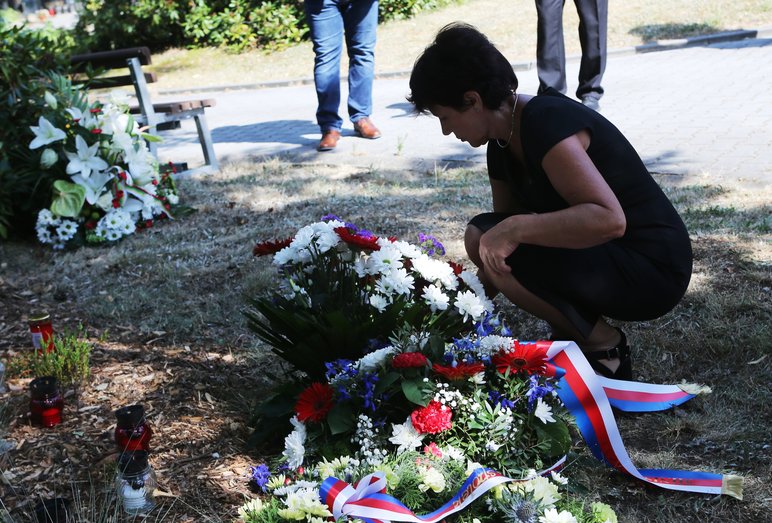 Pietní akt u příležitosti 100. výročí úmrtí Karla Klostermanna (foto: M. Krausová)