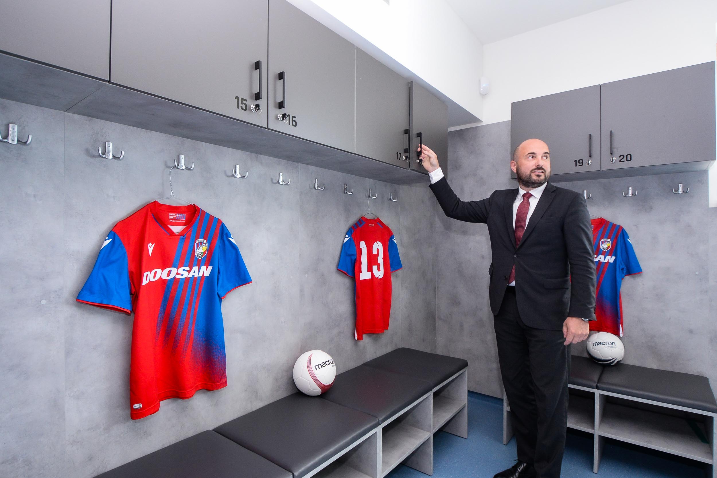 Zázemí tréninkového centra Štruncovy sady bylo dnes slavnostně otevřeno (foto: M. Pecuch, 11.8.2023)