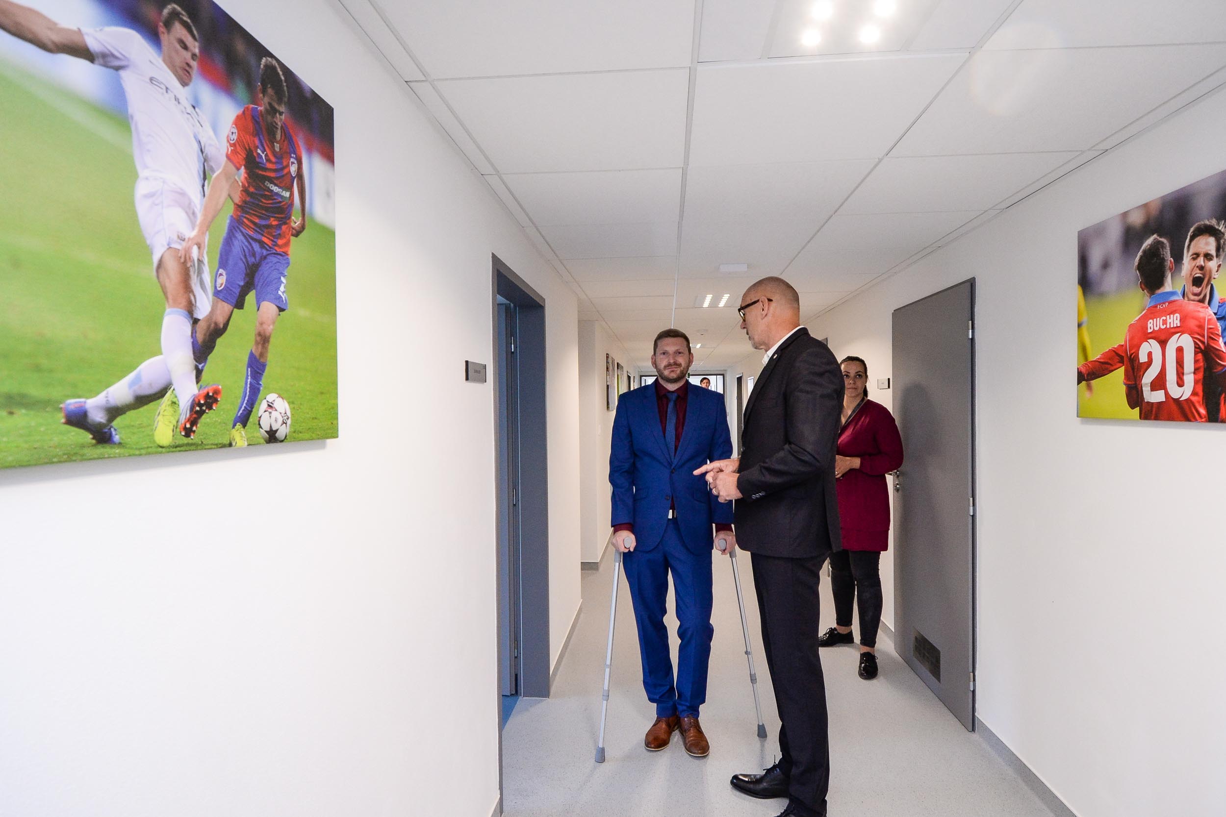 Zázemí tréninkového centra Štruncovy sady bylo dnes slavnostně otevřeno (foto: M. Pecuch, 11.8.2023)