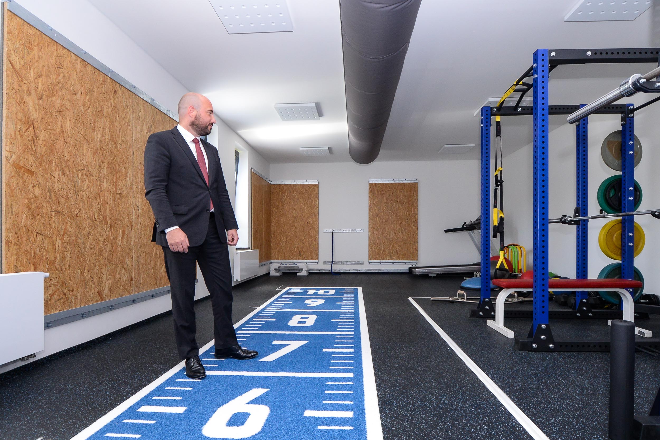 Zázemí tréninkového centra Štruncovy sady bylo dnes slavnostně otevřeno (foto: M. Pecuch, 11.8.2023)