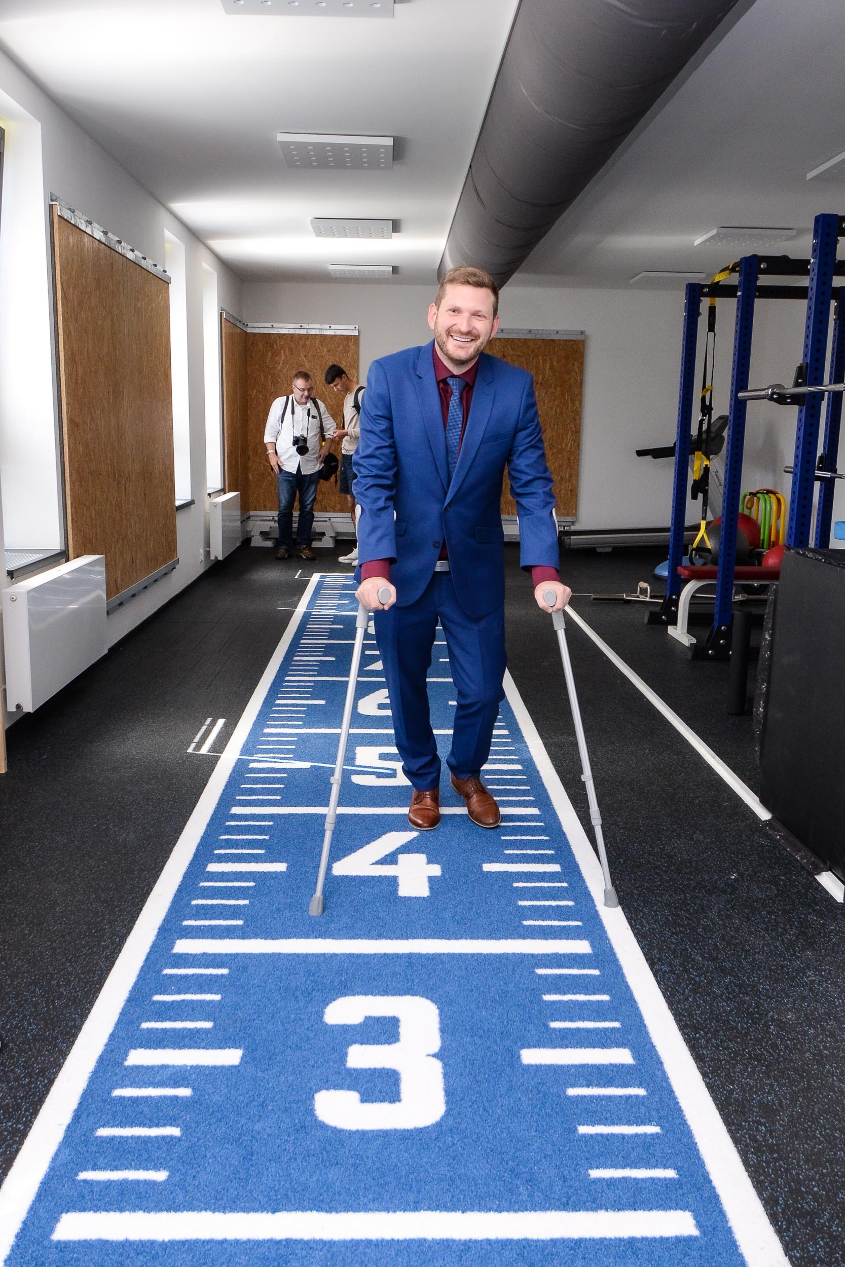 Zázemí tréninkového centra Štruncovy sady bylo dnes slavnostně otevřeno (foto: M. Pecuch, 11.8.2023)