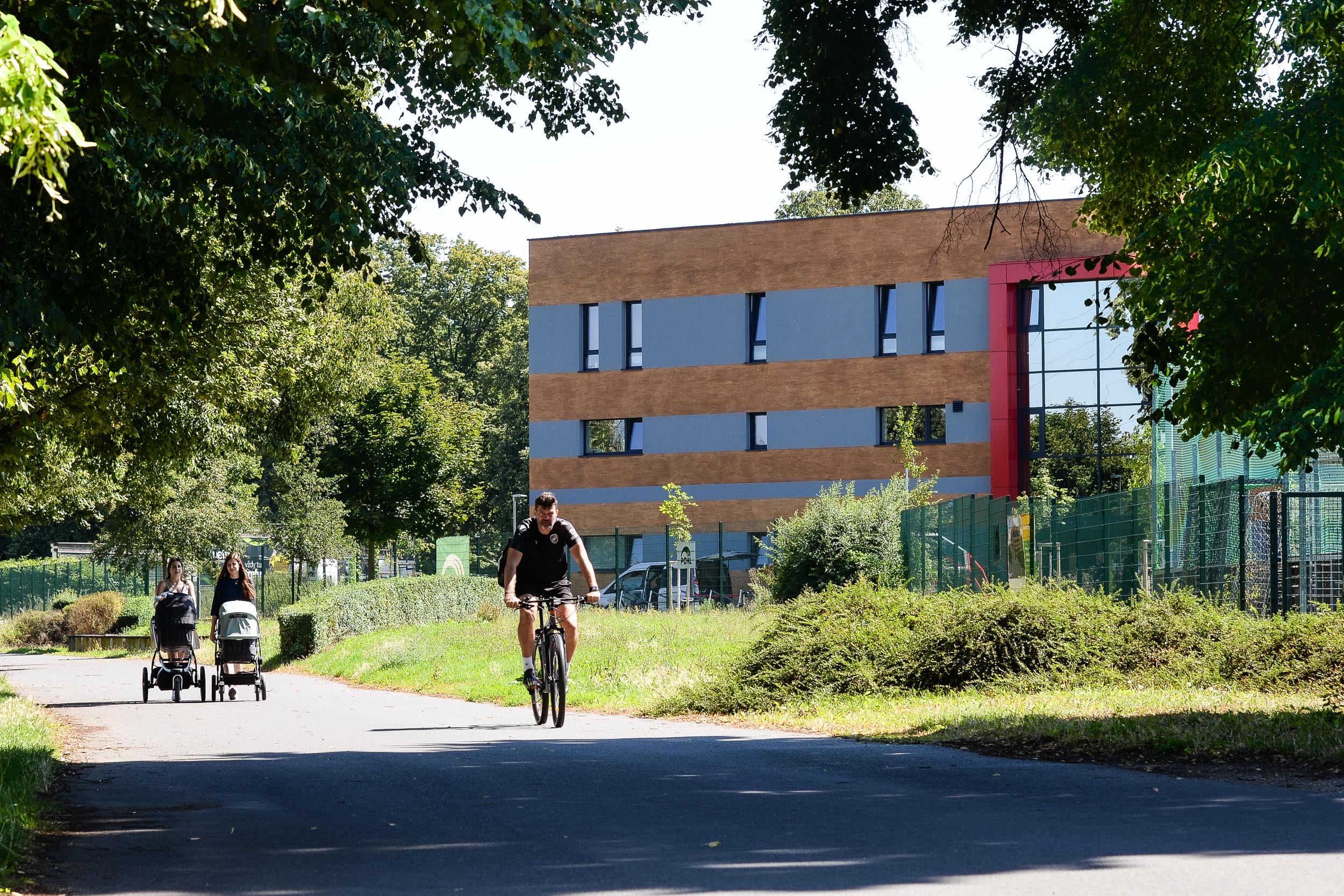 Zázemí tréninkového centra Štruncovy sady bylo dnes slavnostně otevřeno (foto: M. Pecuch, 11.8.2023)
