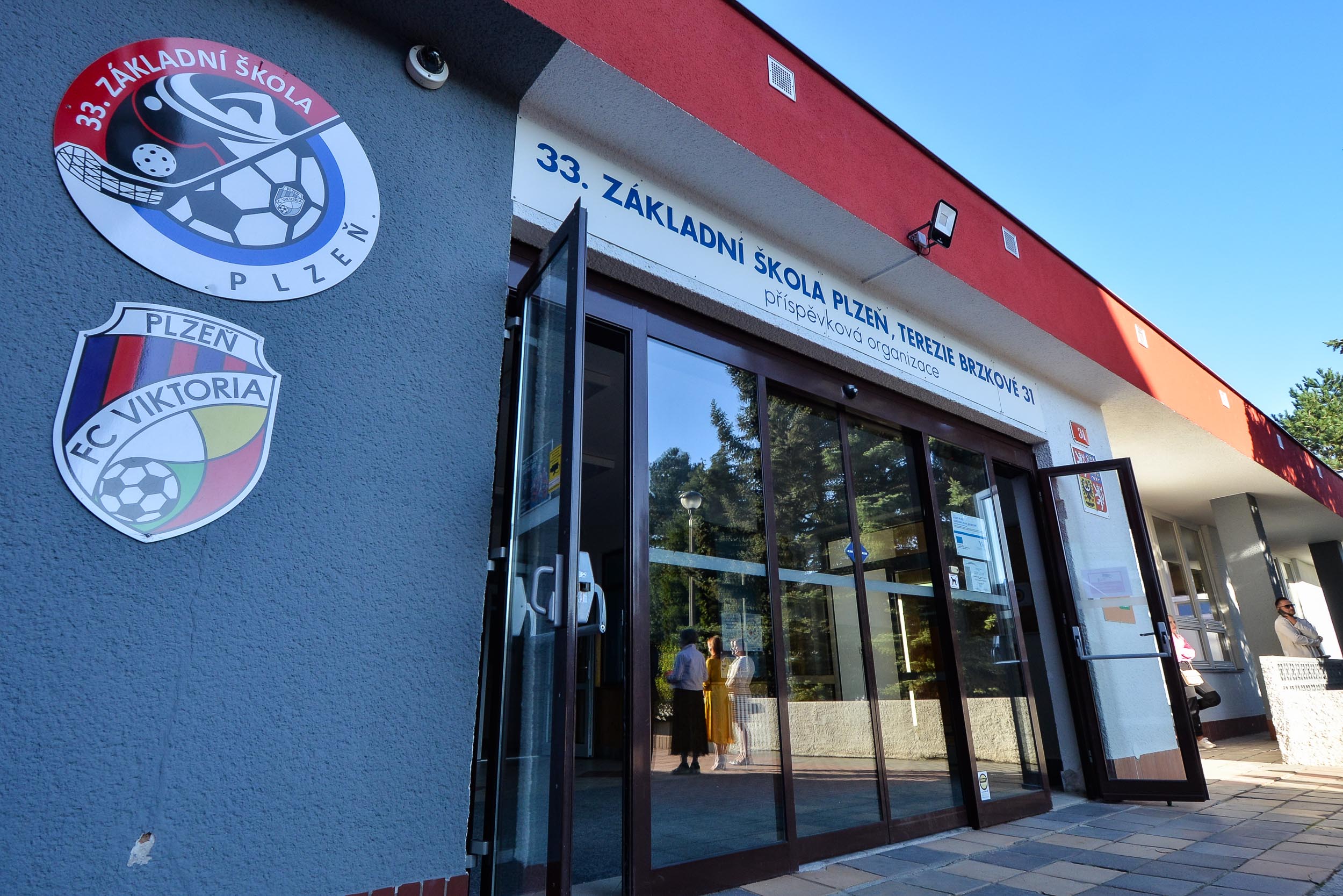 První školní den na 33. ZŠ v Plzni (foto: M. Pecuch, 4.9.2023)