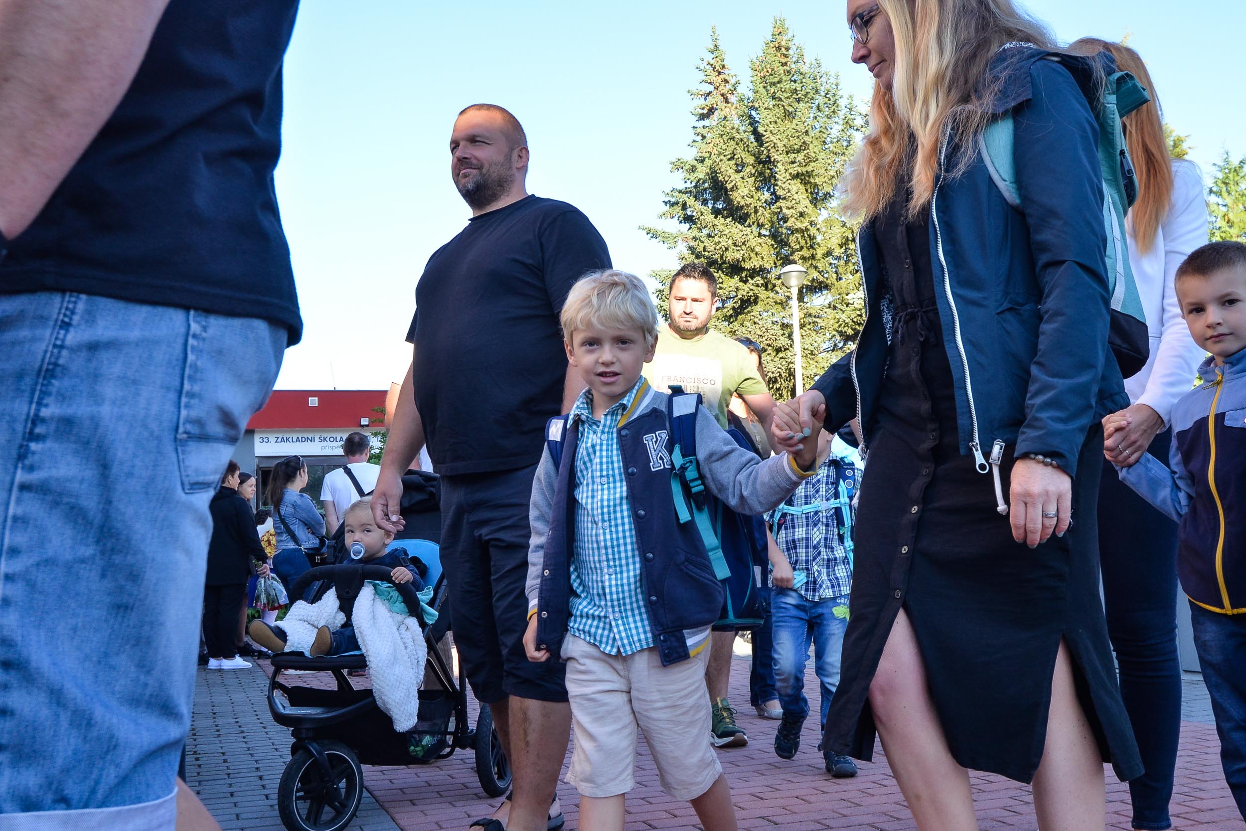 První školní den na 33. ZŠ v Plzni